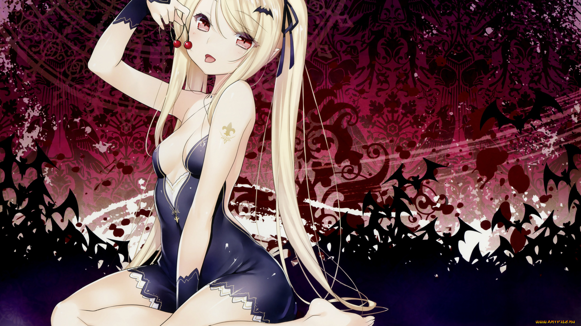 аниме, unknown, , другое, , девушка, tensei, kyuuketsuki-san, wa, ohirune, ga, shitai