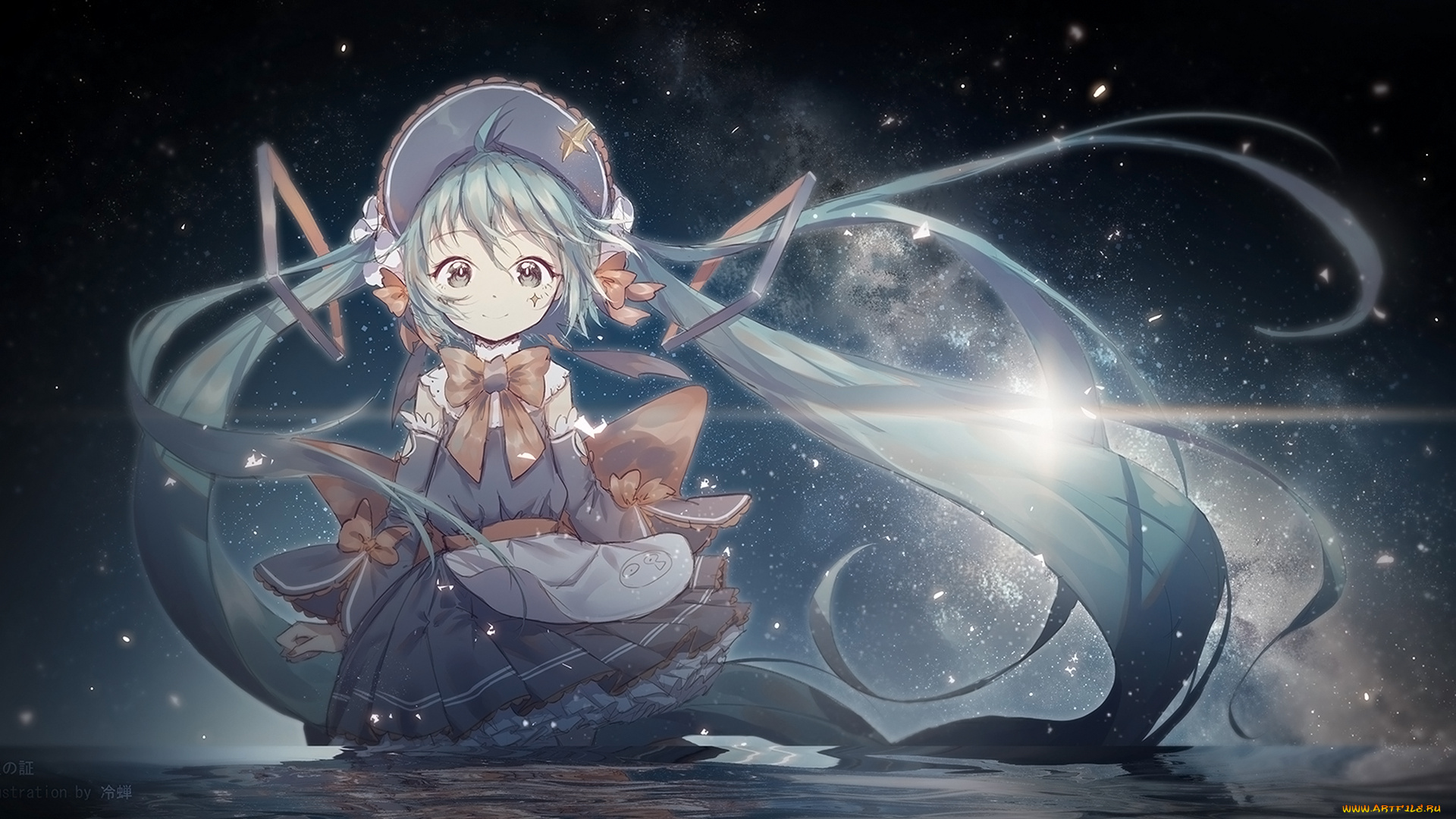 аниме, vocaloid, девочка