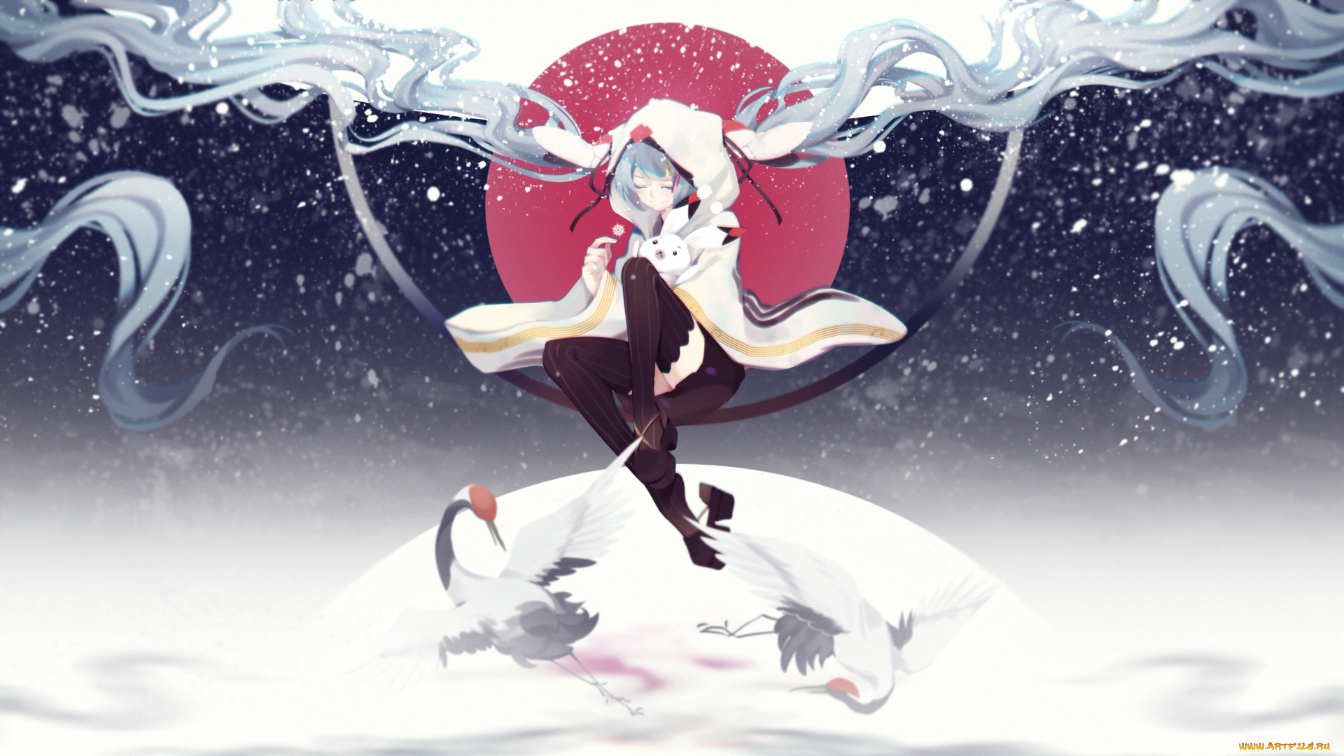 аниме, vocaloid, hatsune, miku, yuki