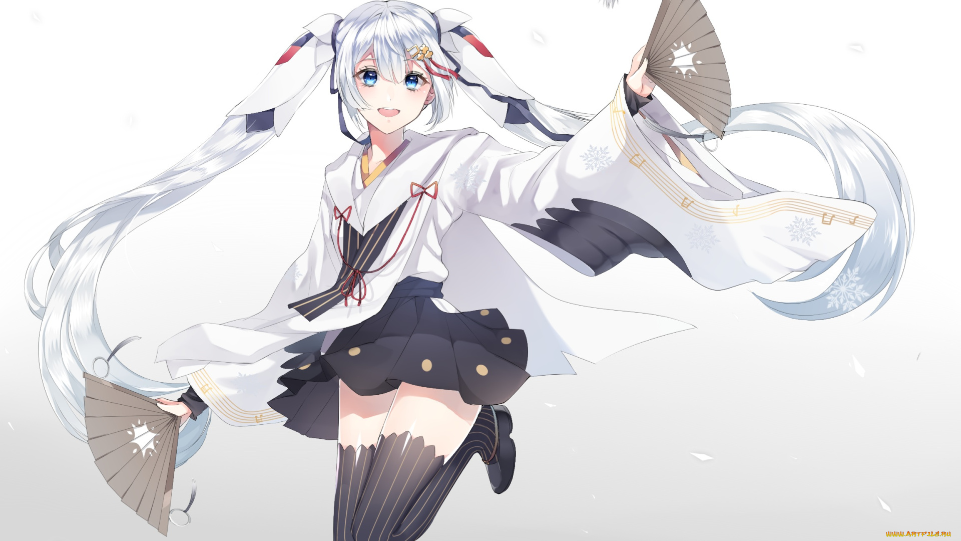 аниме, vocaloid, yuki, miku, hatsune