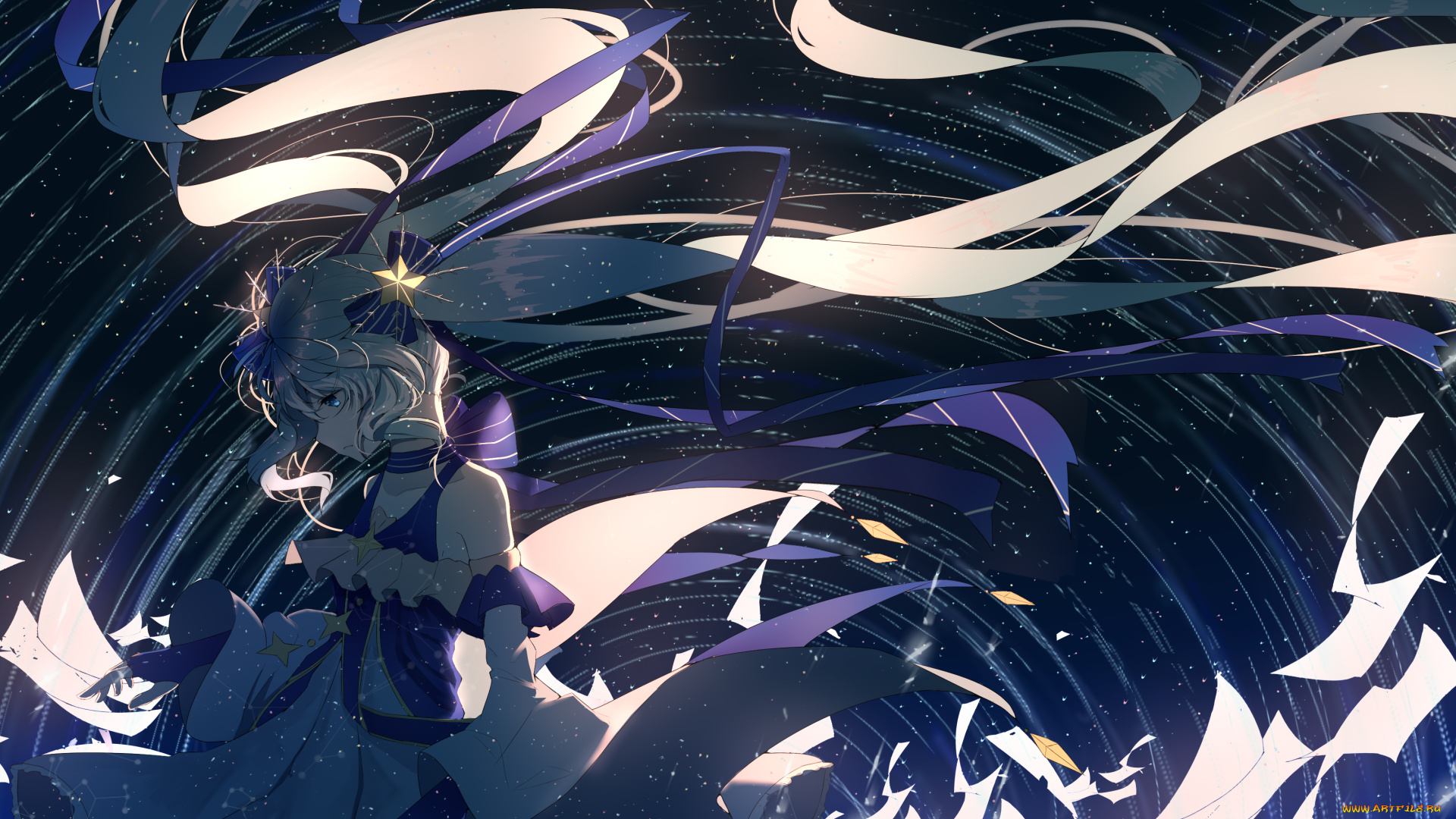 аниме, vocaloid, yuki, miku, hatsune