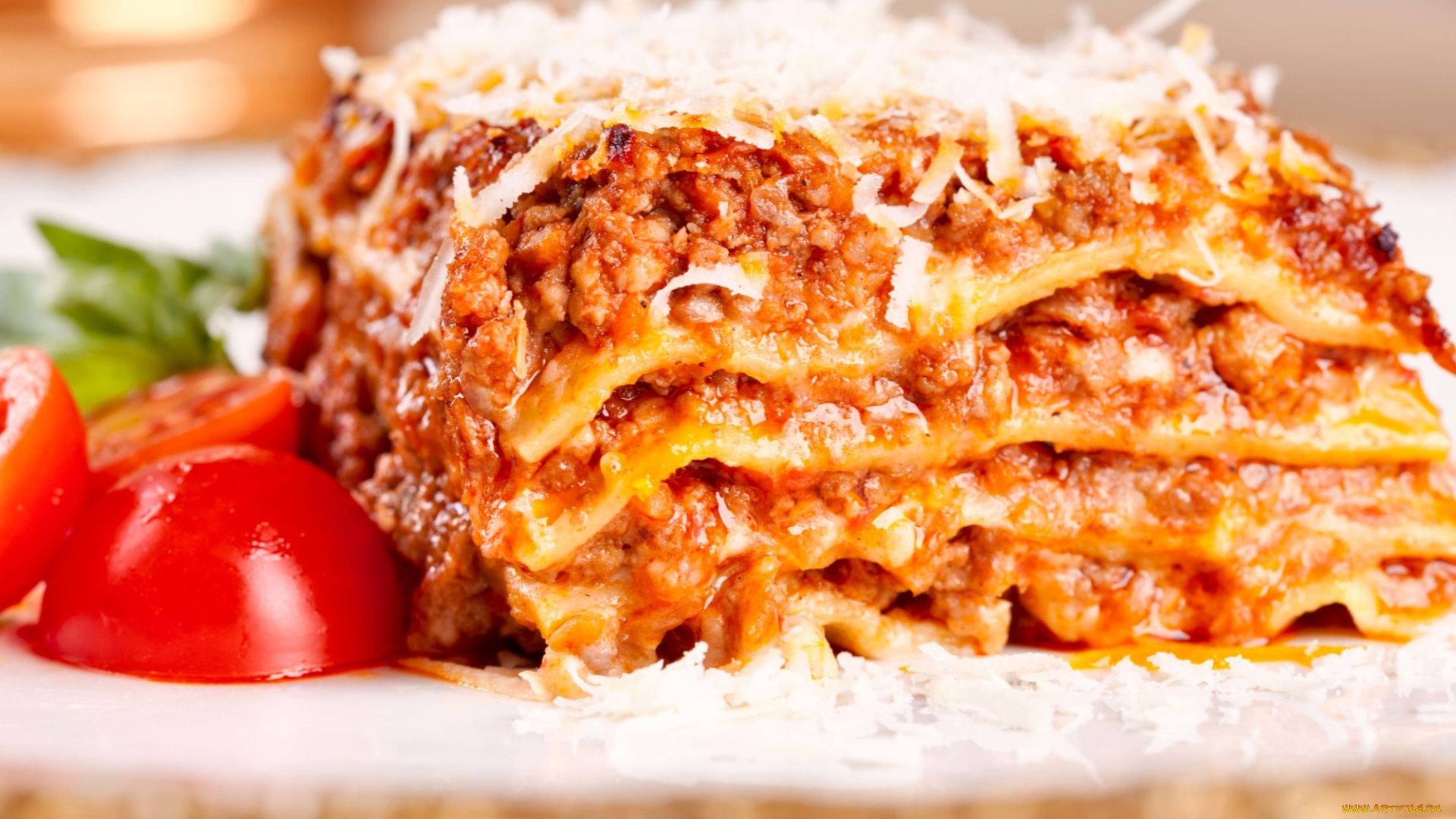 еда, вторые, блюда, лазанья