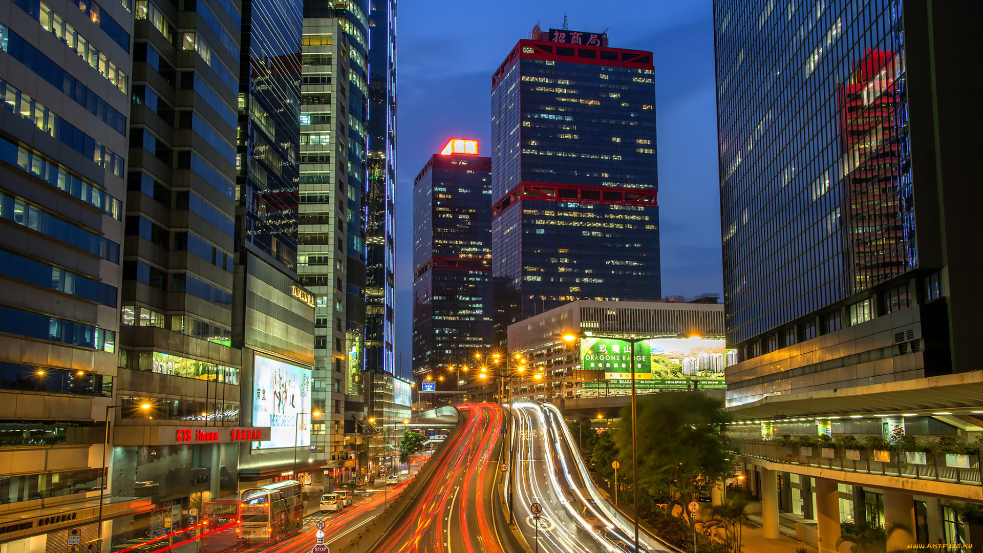 hong, kong, города, гонконг, , китай, небоскребы, панорама