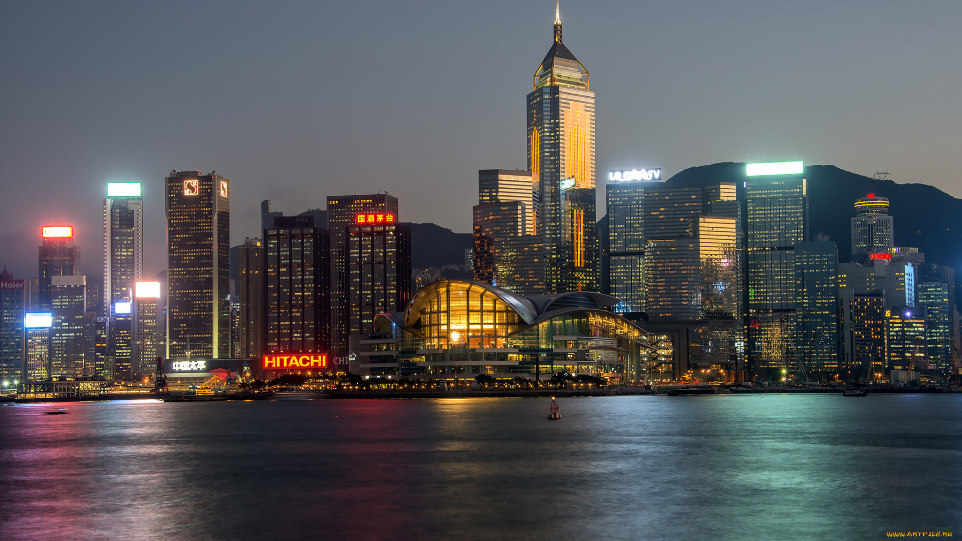 hong, kong, города, гонконг, , китай, небоскребы, панорама