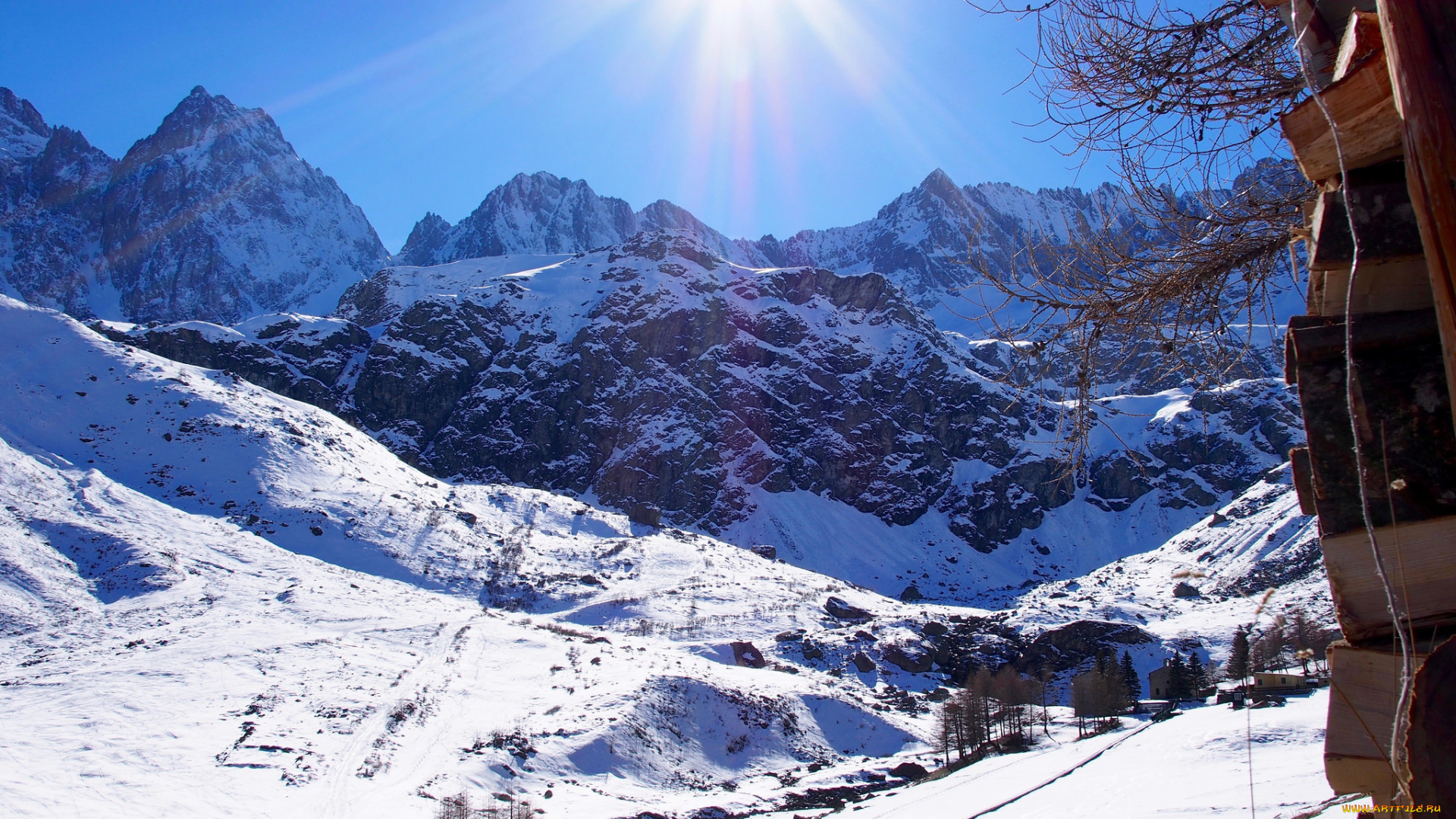 природа, горы, простор