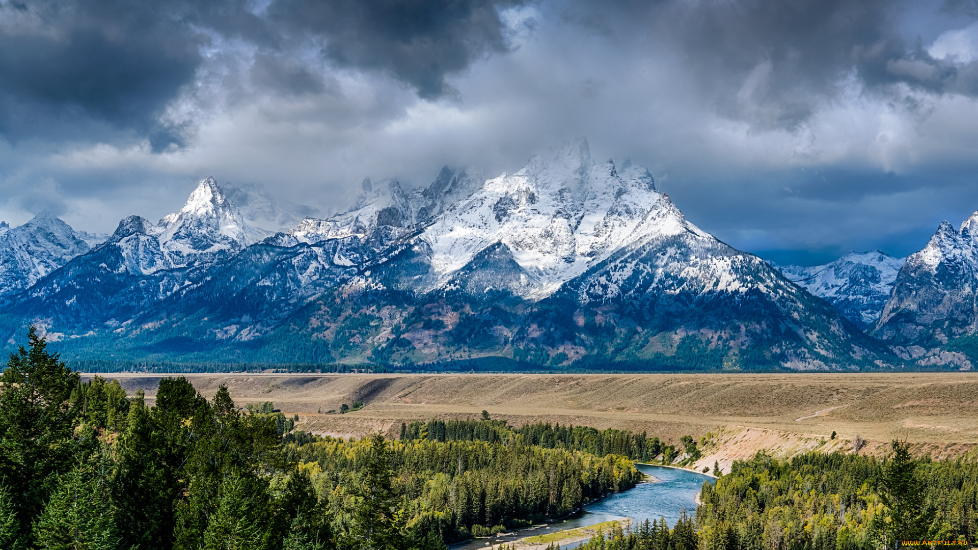 природа, горы, простор