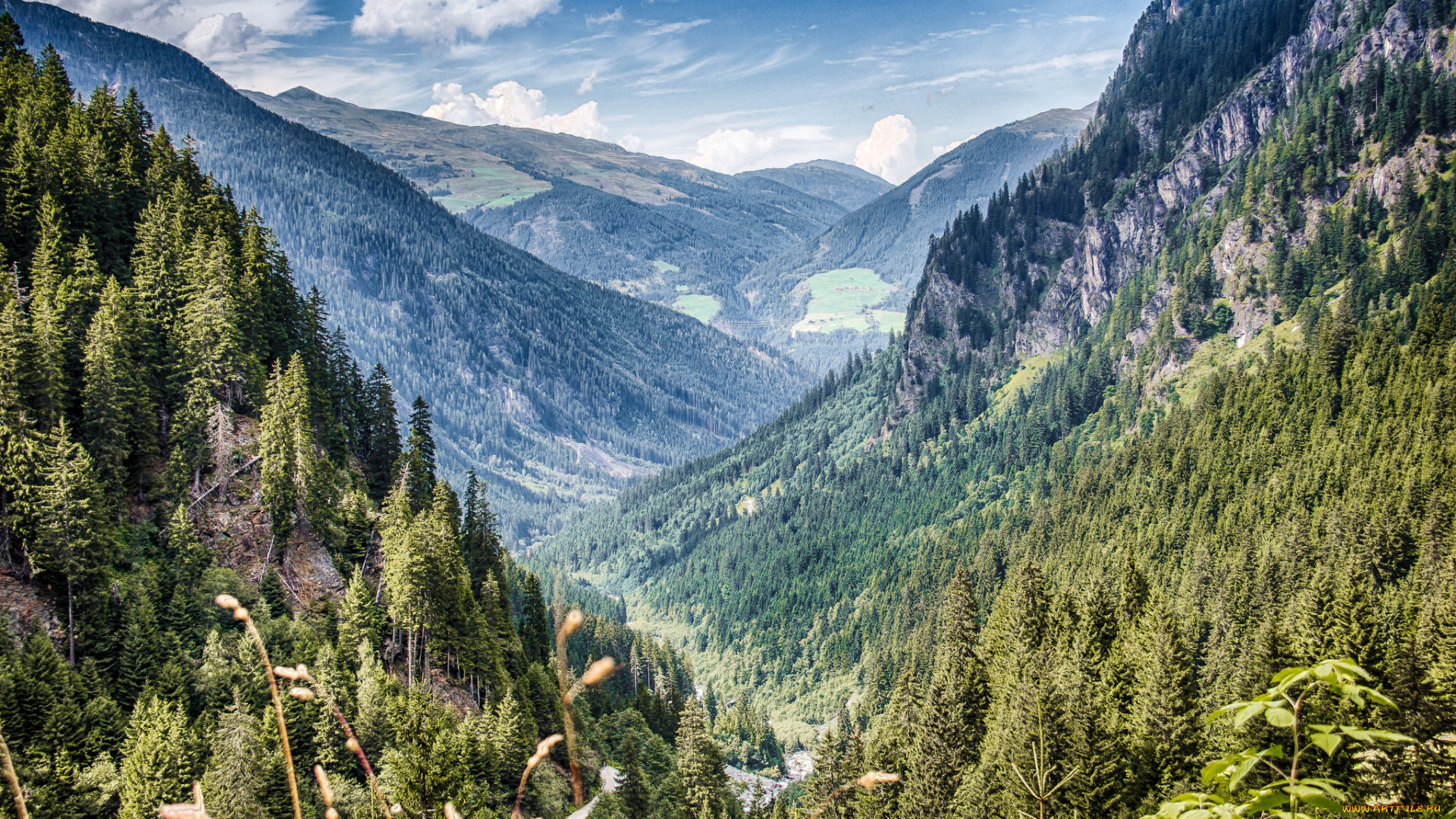 природа, горы, простор