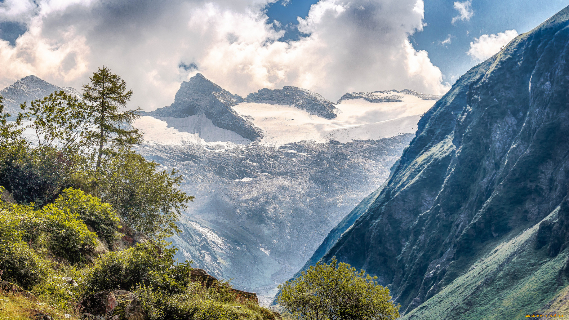 природа, горы, простор