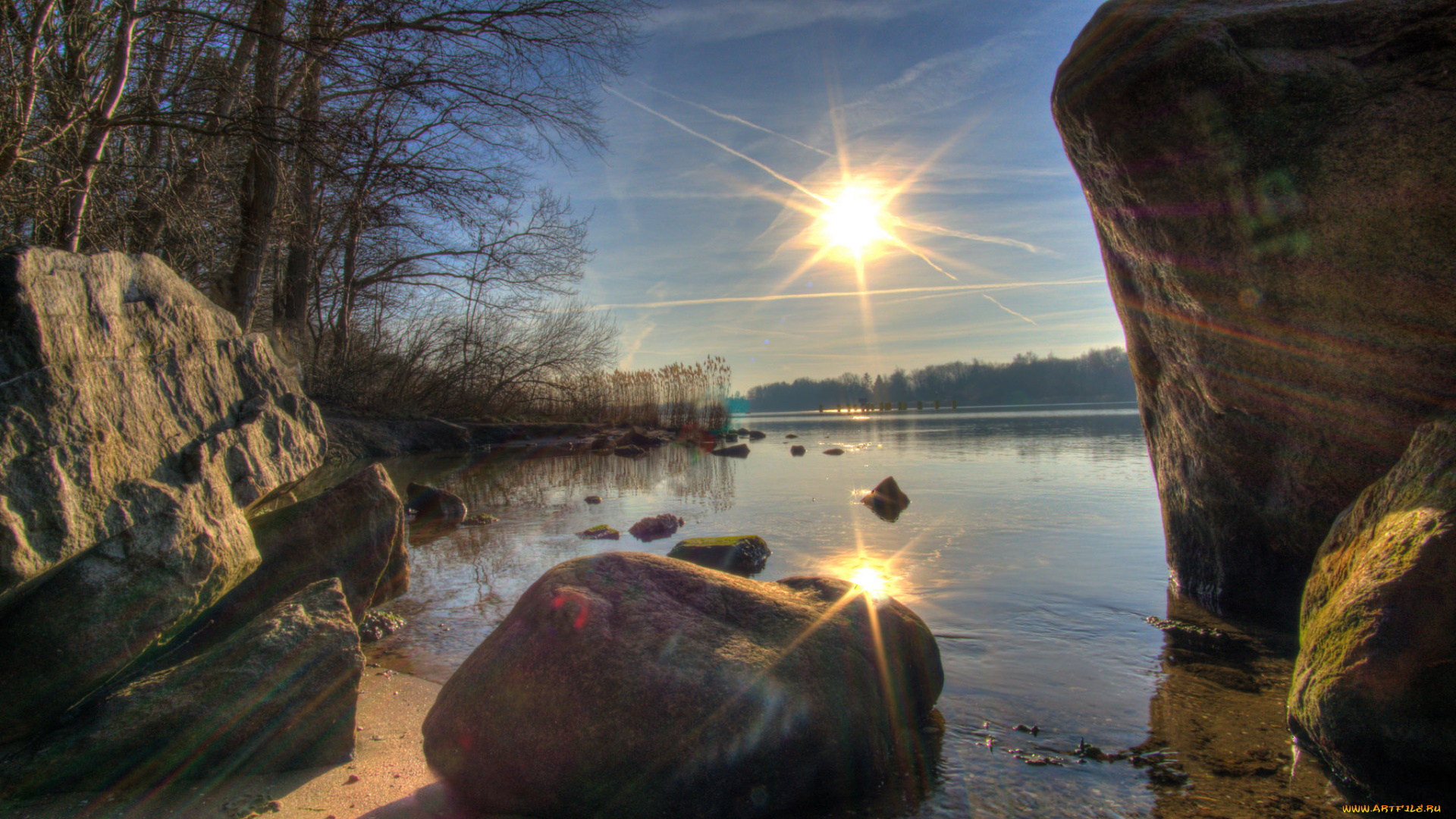 природа, реки, озера, простор