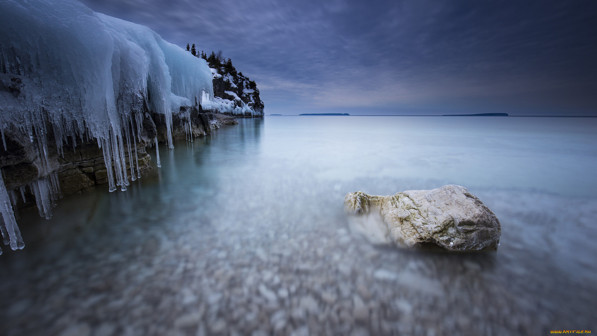 природа, зима, простор