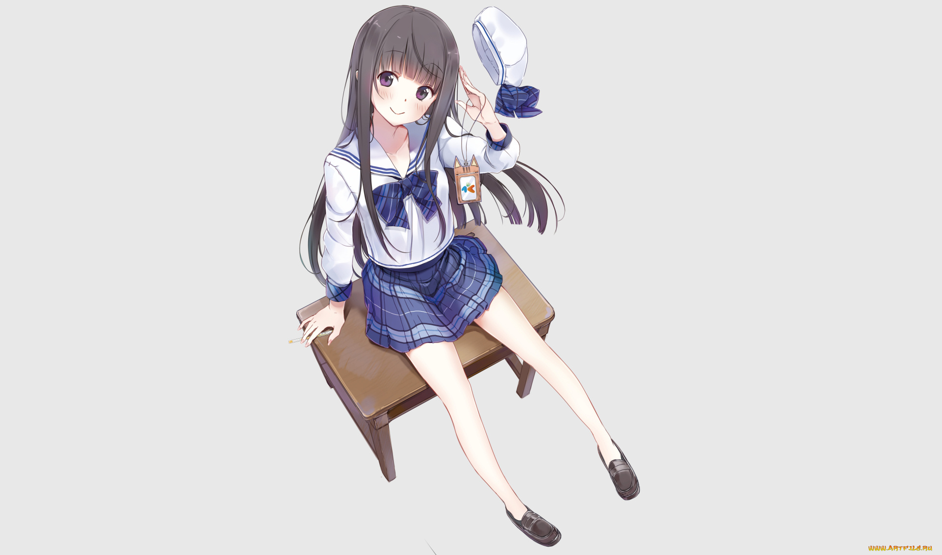 аниме, unknown, , другое, , девушка, фон, взгляд