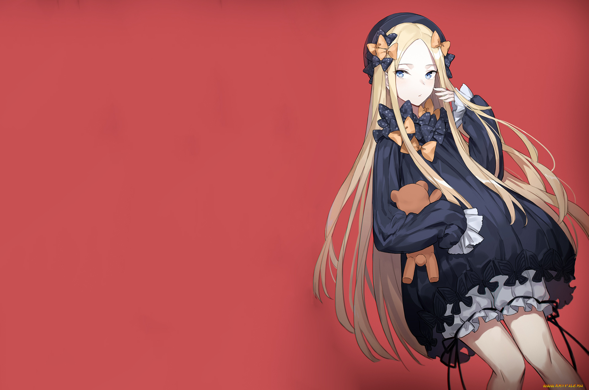 аниме, fate, stay, night, фон, девушка, взгляд