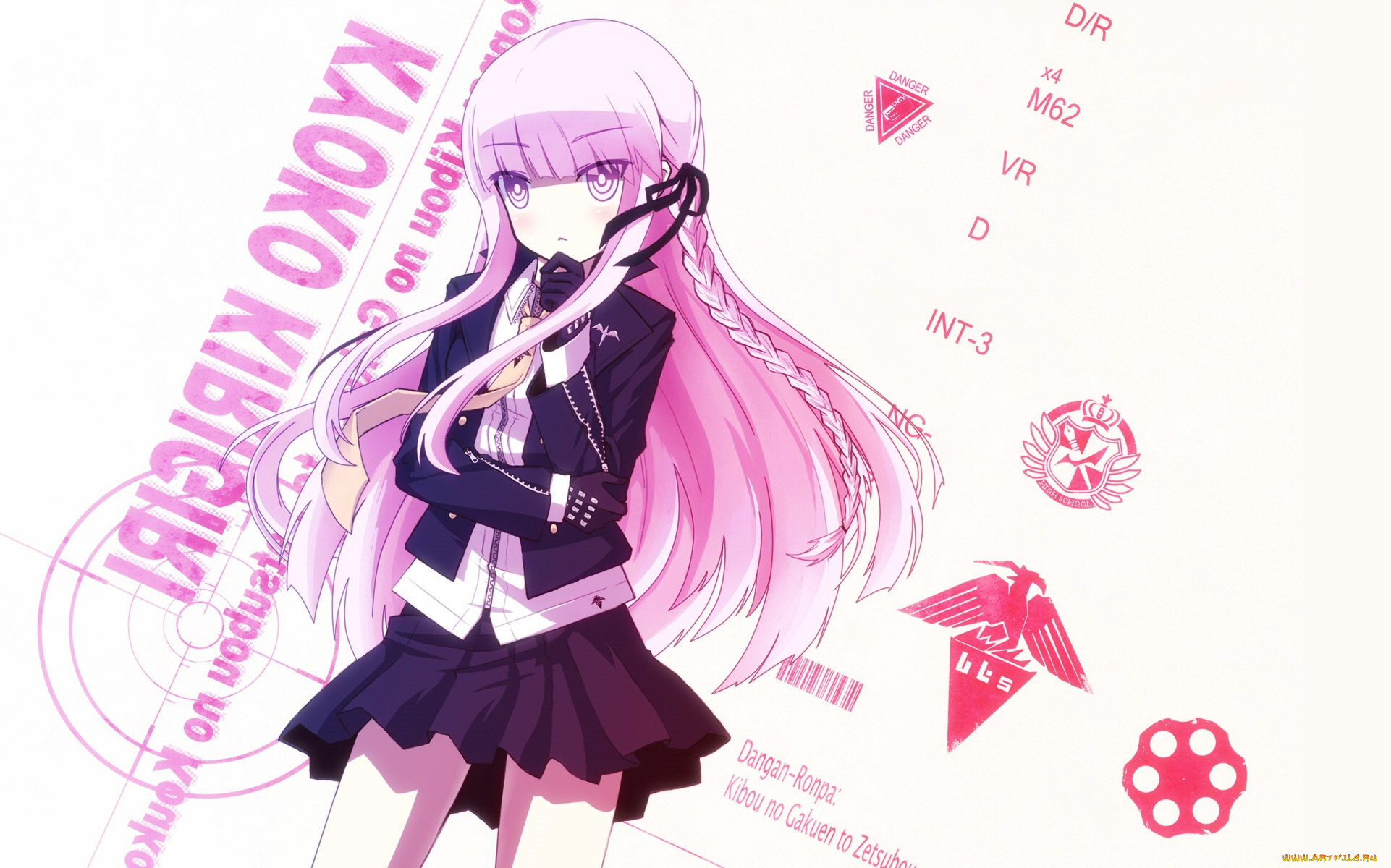 аниме, danganronpa, девушка