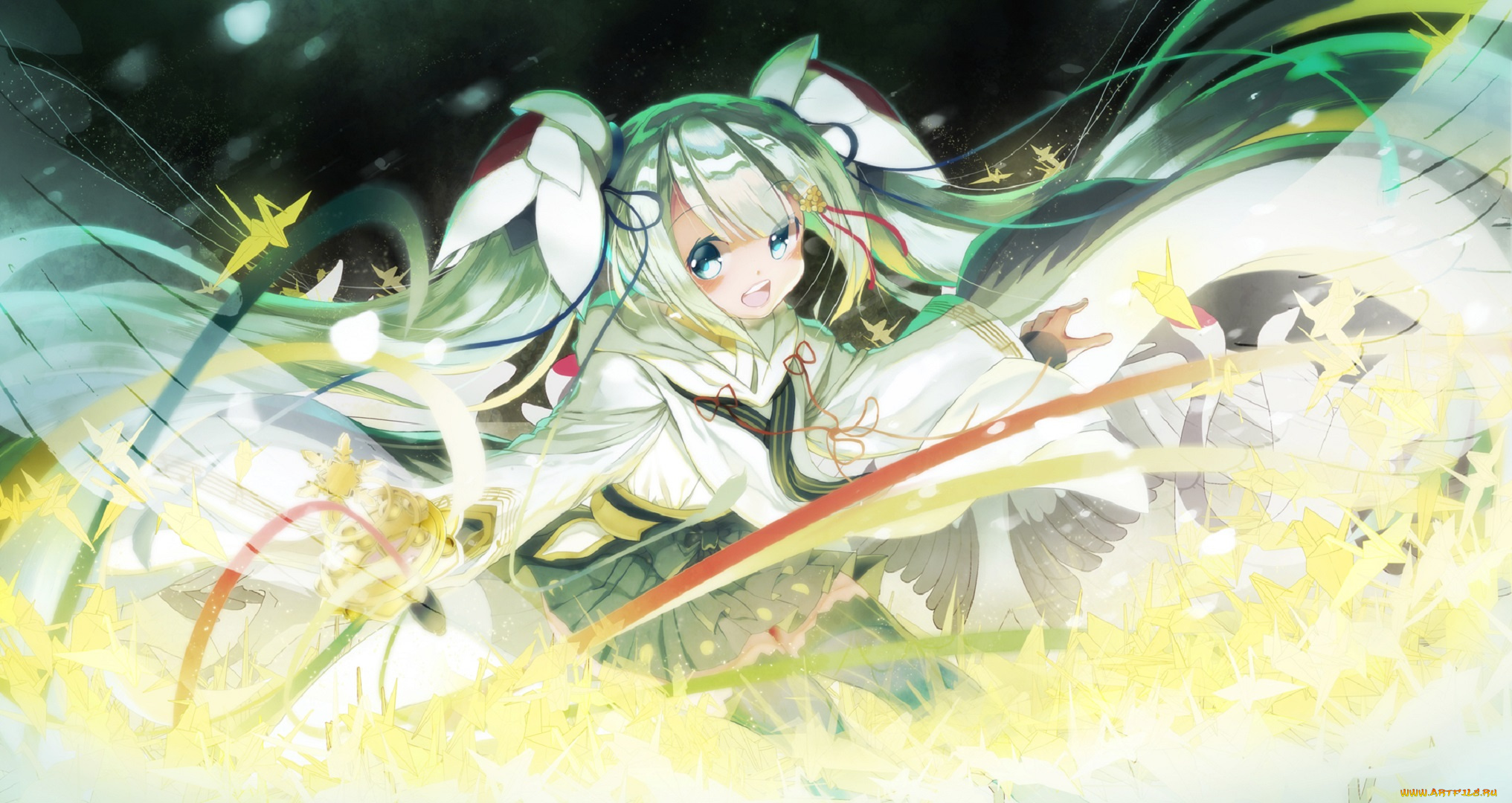 аниме, vocaloid, yuki, miku, hatsune