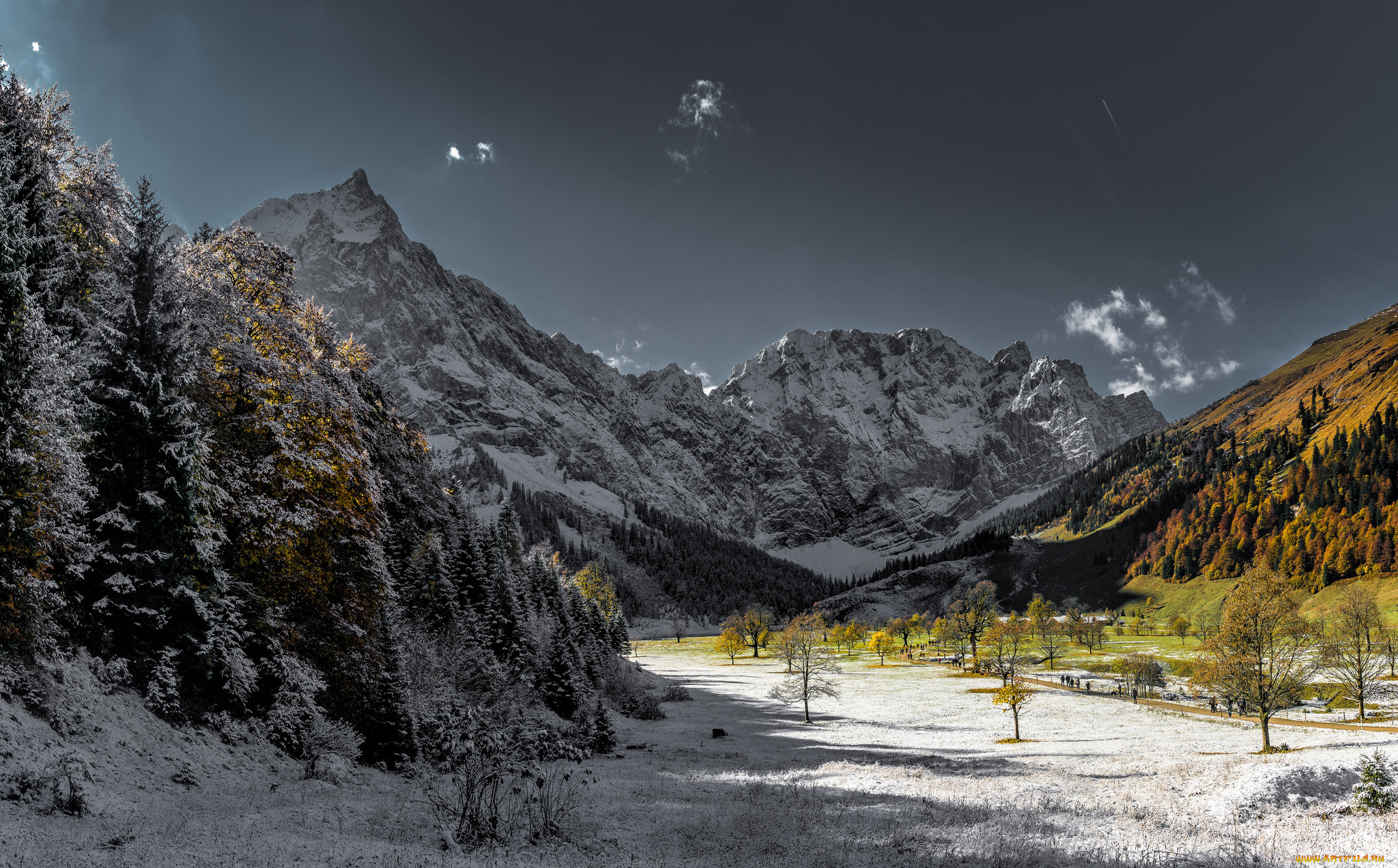 природа, горы, простор