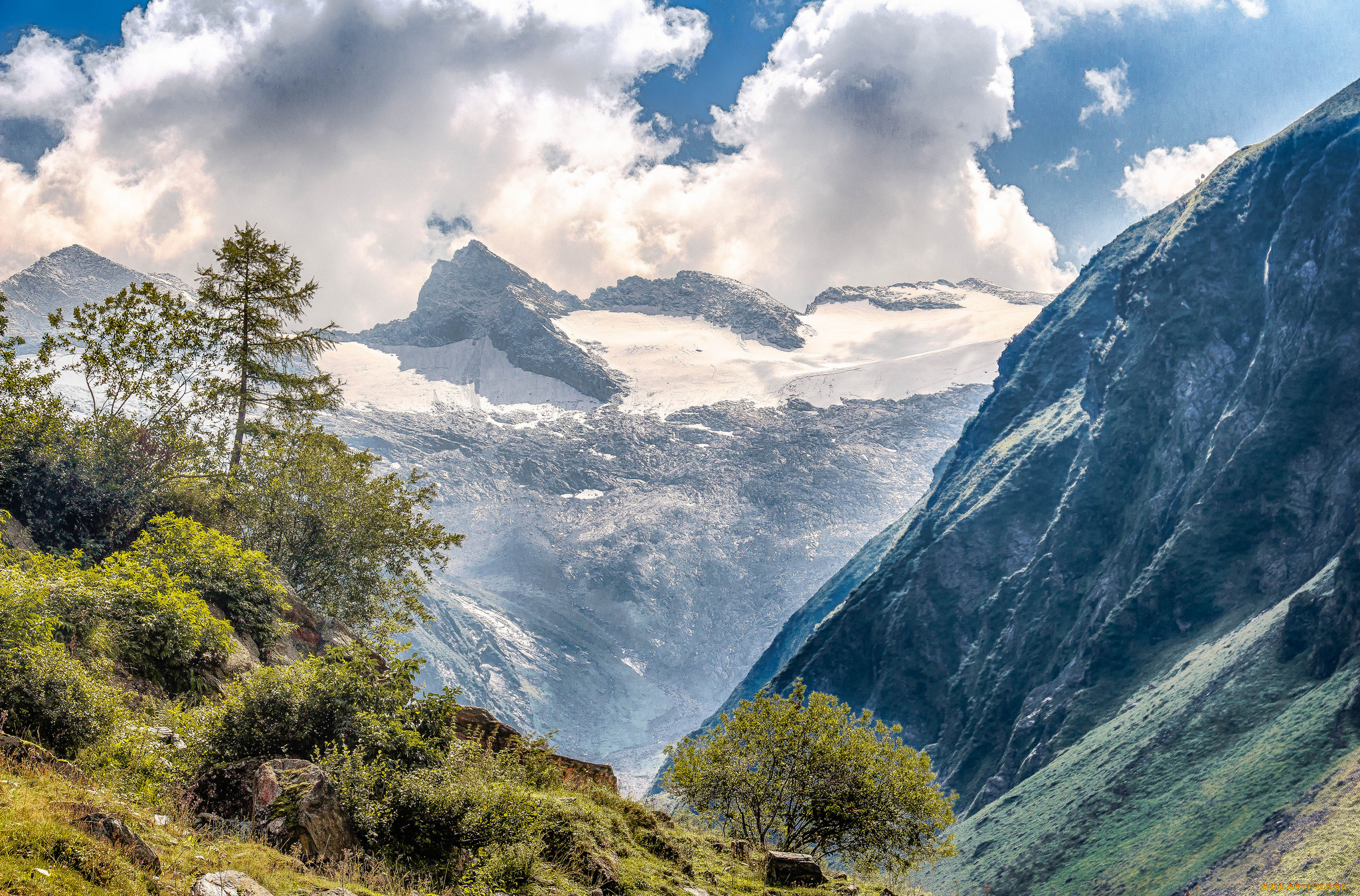 природа, горы, простор