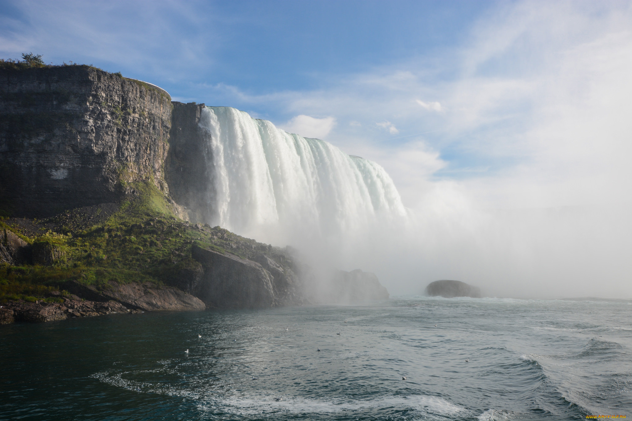 природа, водопады, простор