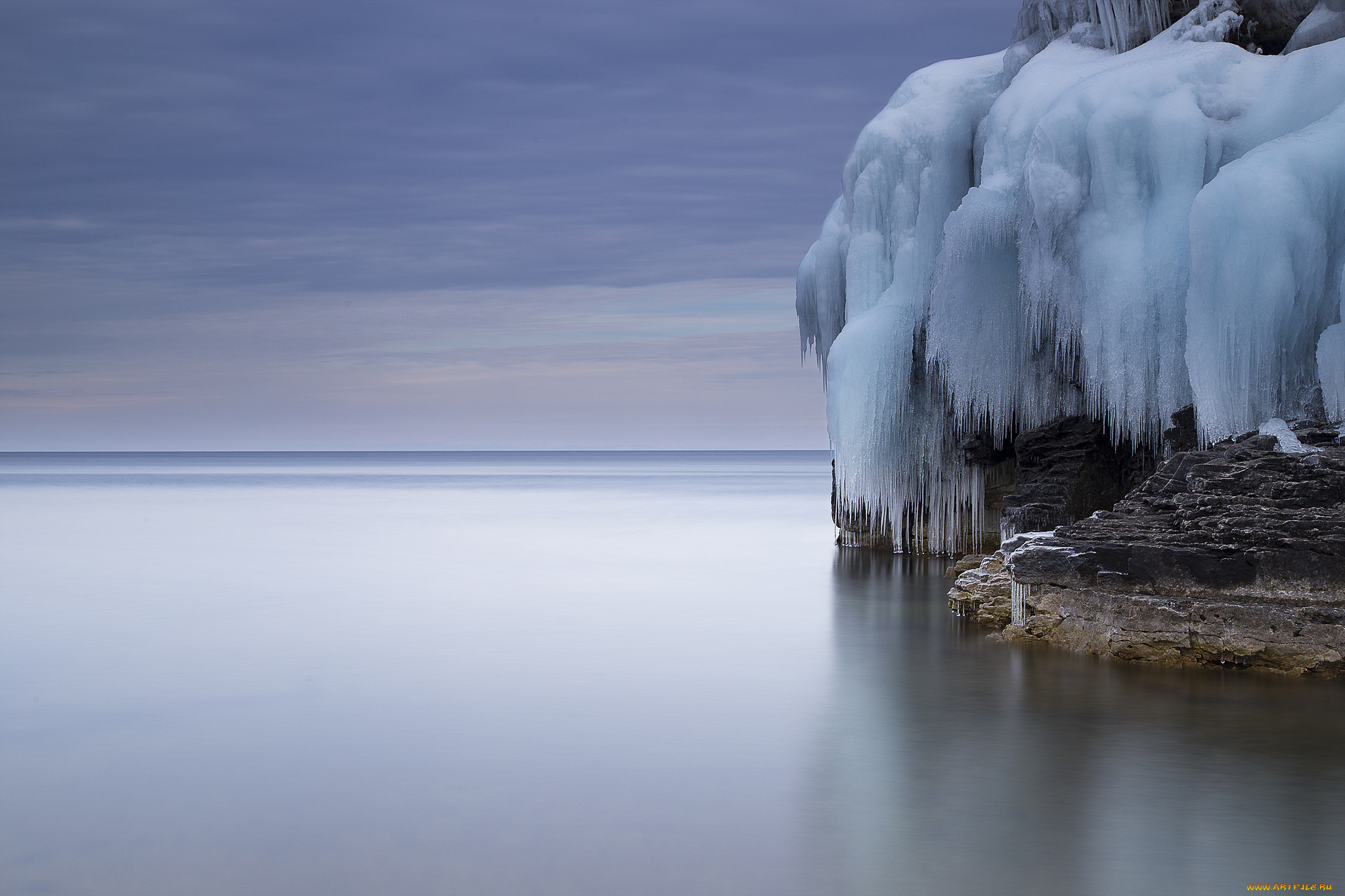 природа, зима, простор