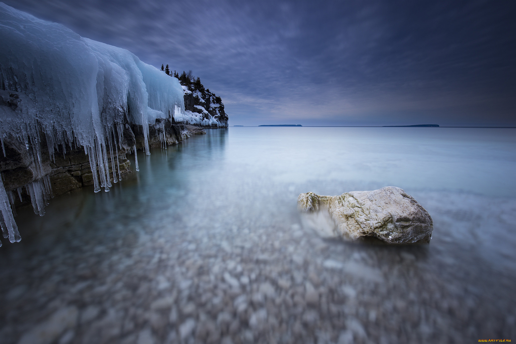 природа, зима, простор