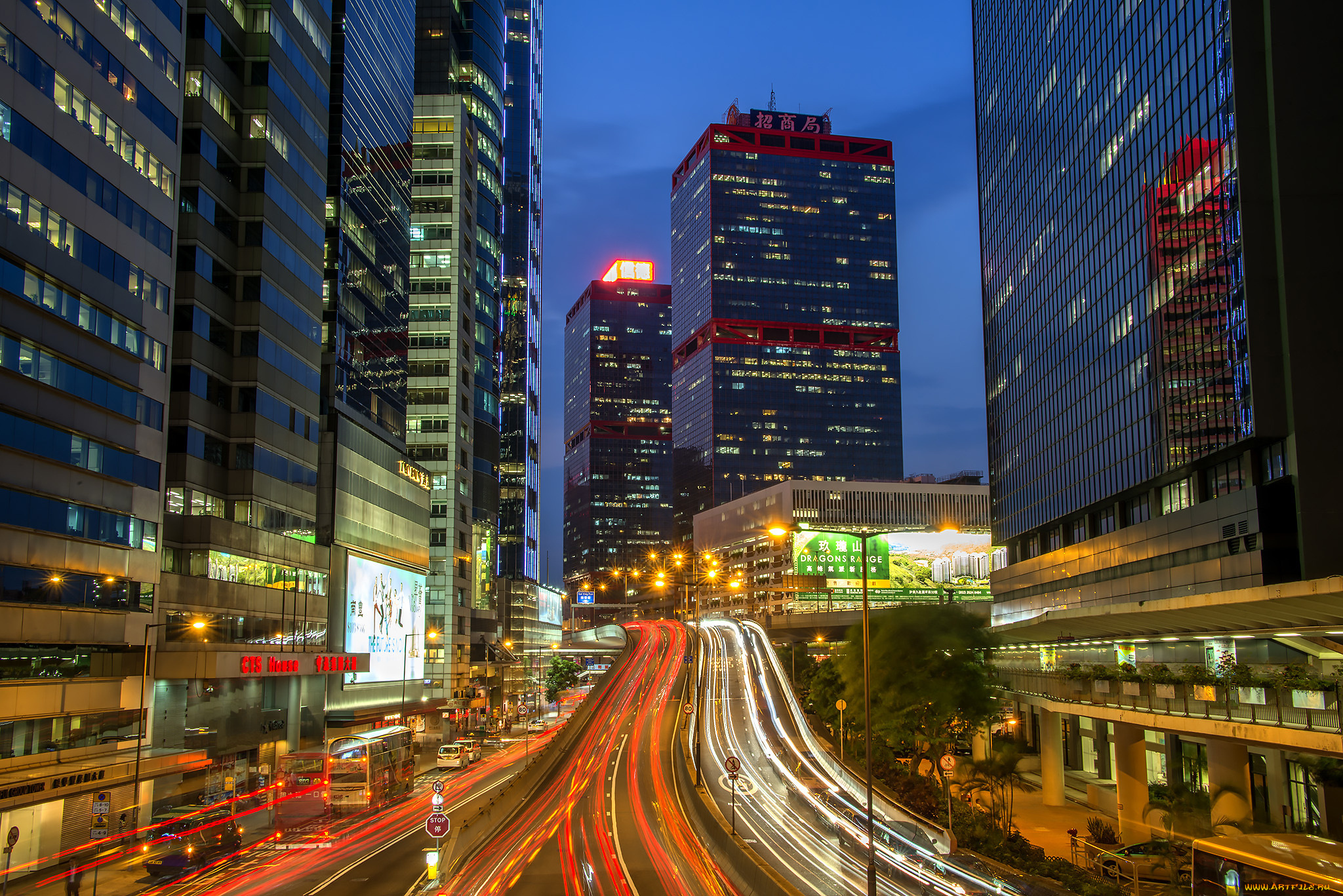 hong, kong, города, гонконг, , китай, небоскребы, панорама