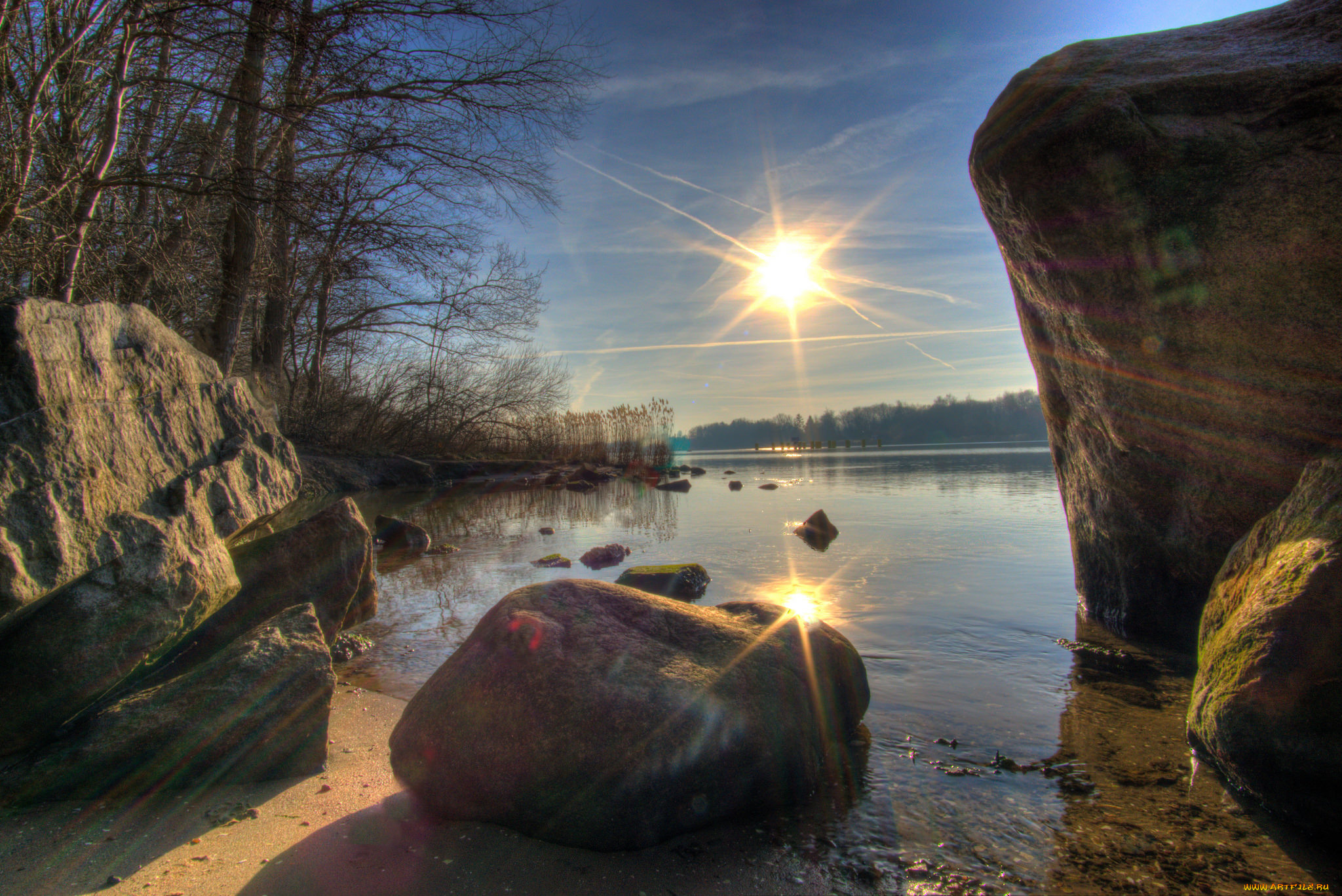 природа, реки, озера, простор