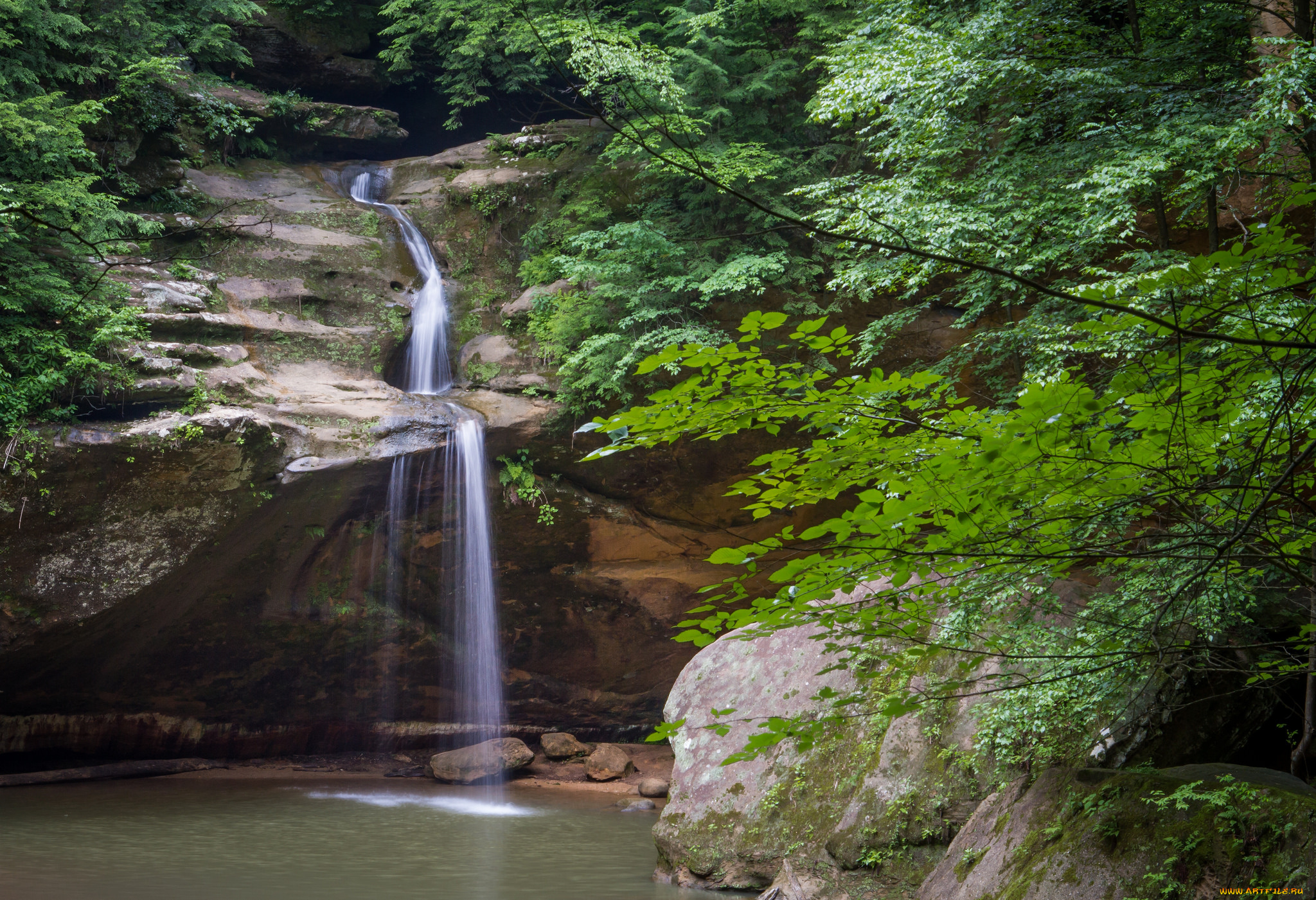 природа, водопады, простор