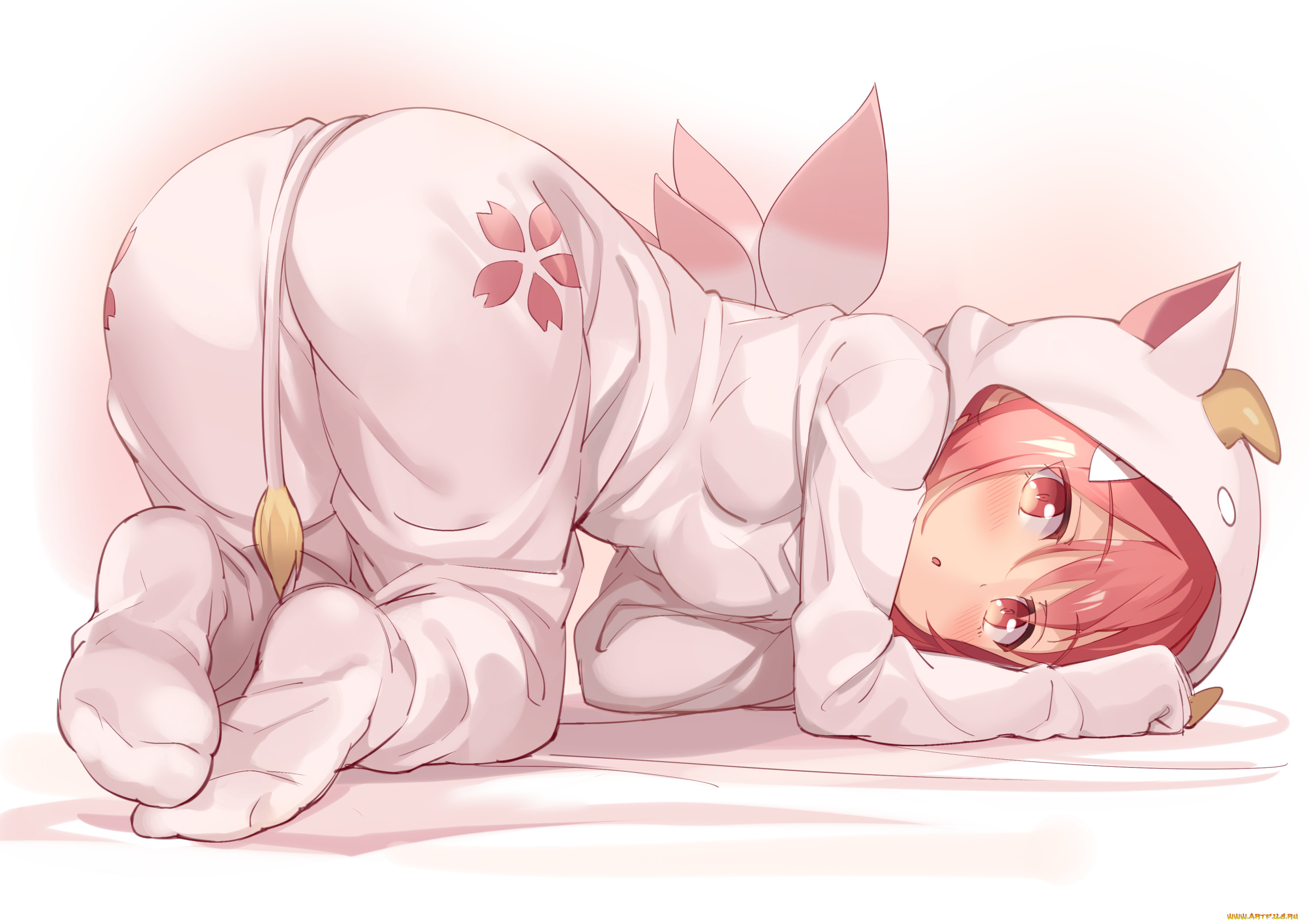 аниме, unknown, , другое, , девочка, взгляд, арт, yuuki, yuuna, wa, yuusha, de, aru, девушка