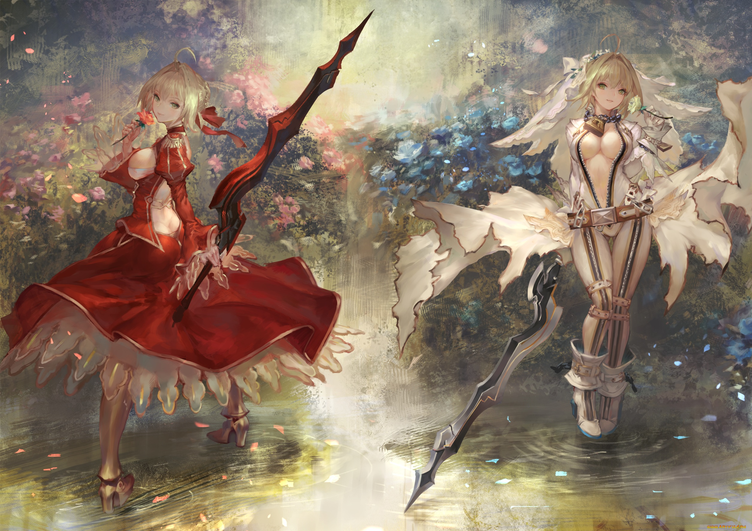 аниме, fate, stay, night, grand, order