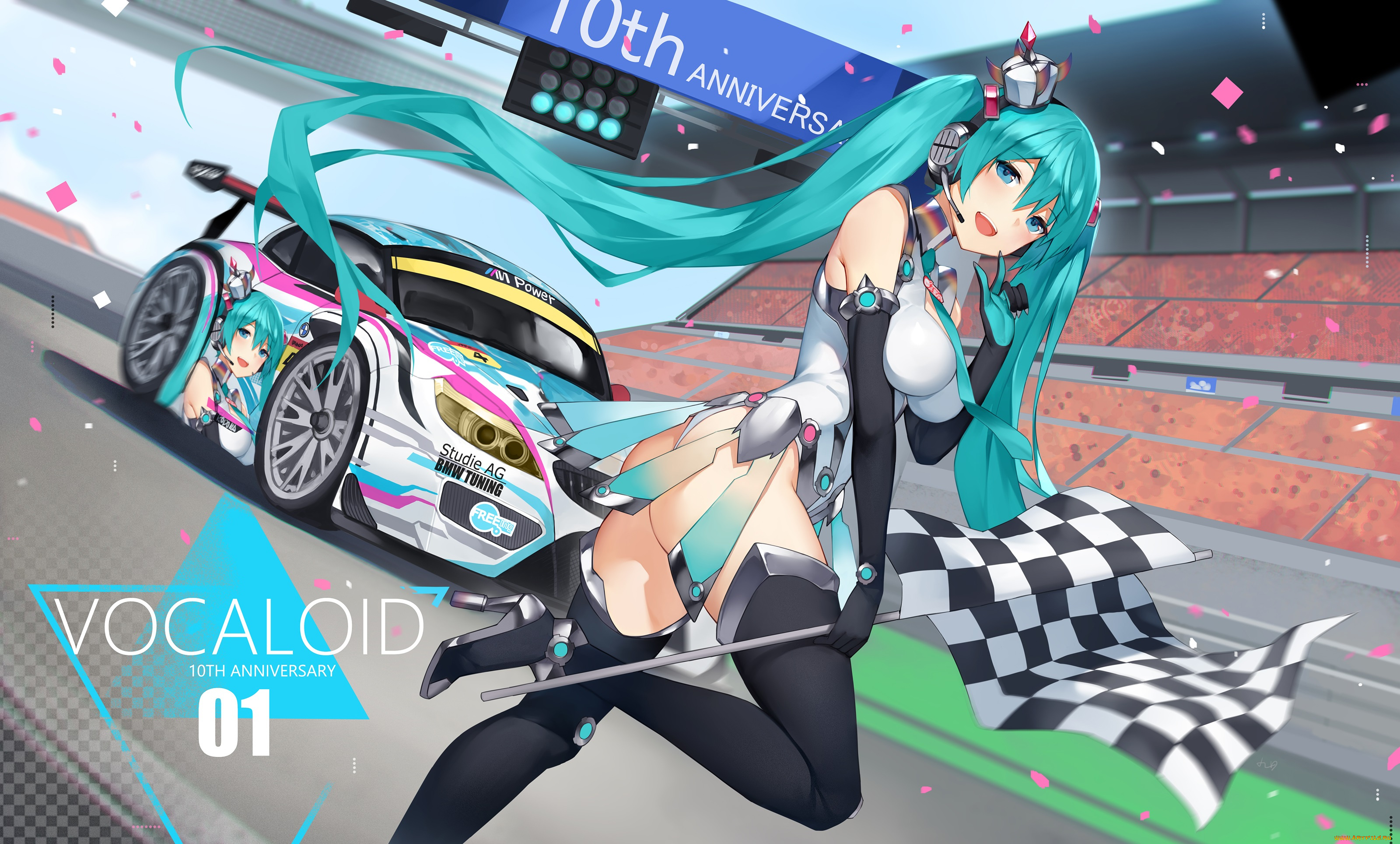 аниме, vocaloid, hatsune, miku