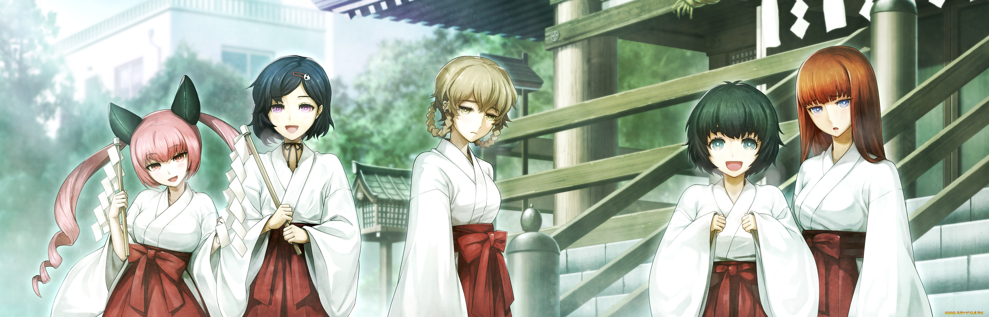 steins, gate, аниме, персонажи