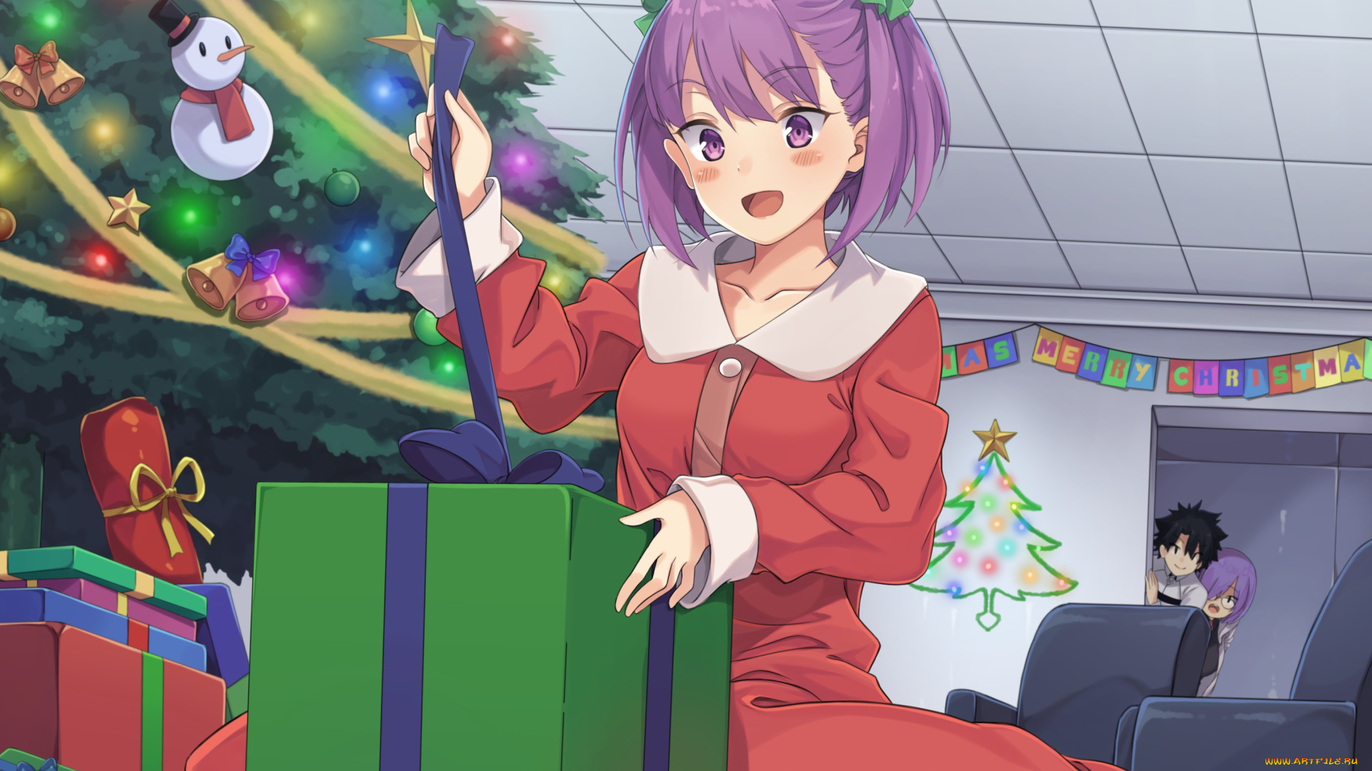 аниме, fate, stay, night, , grand, order, , apocrypha, фон, девушка, взгляд