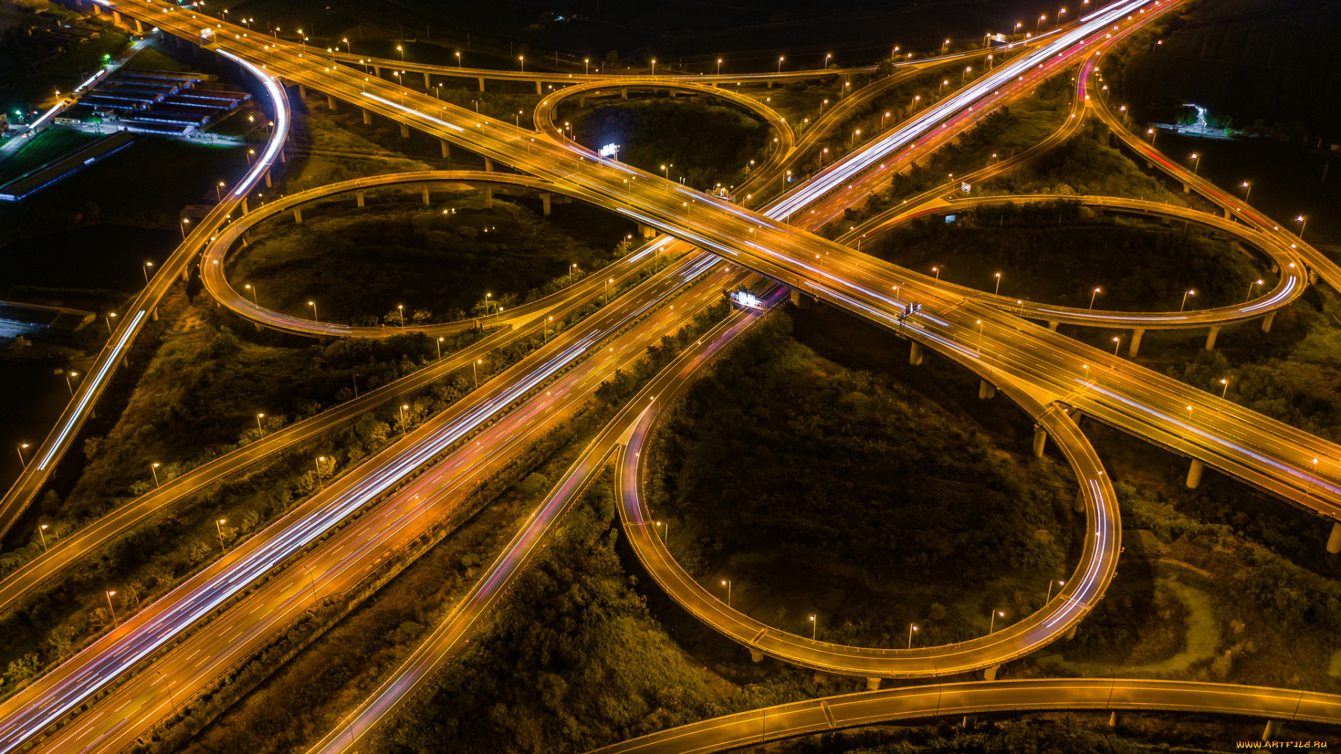 разное, транспортные, средства, и, магистрали, трасса