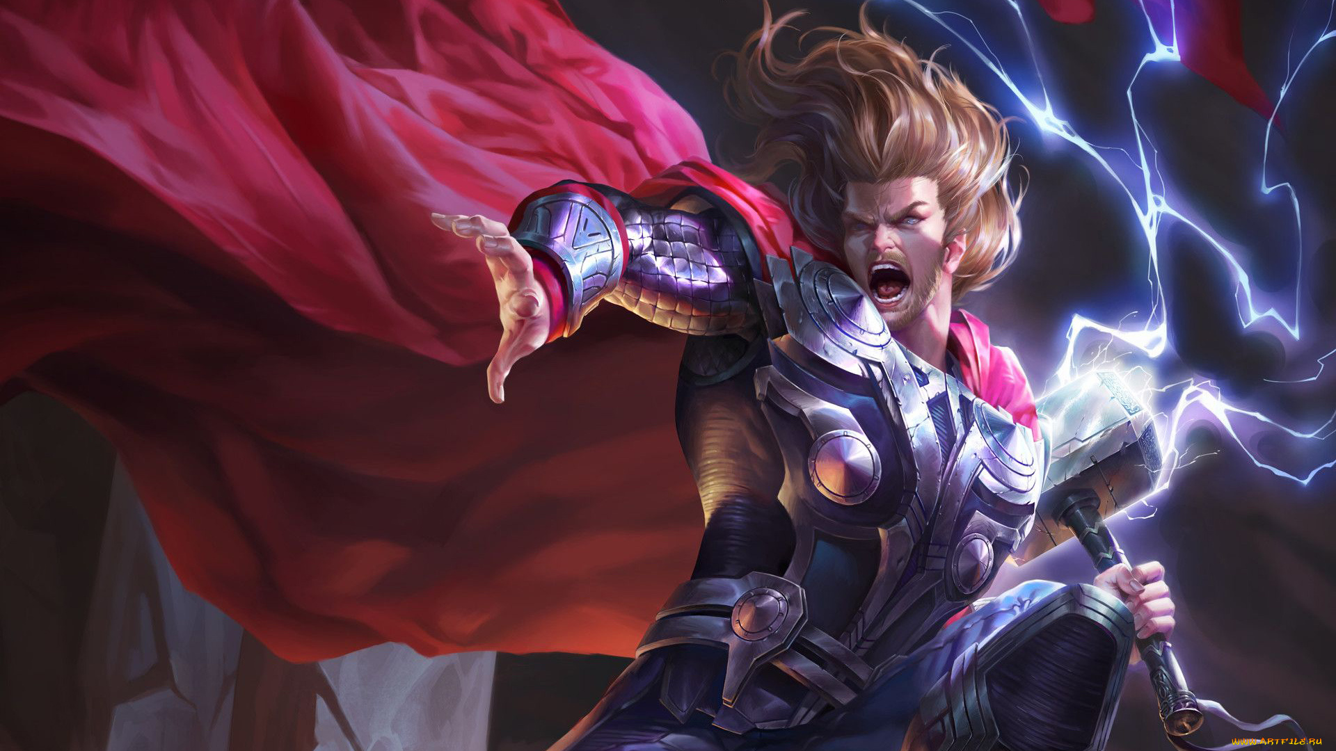 рисованное, кино, thor