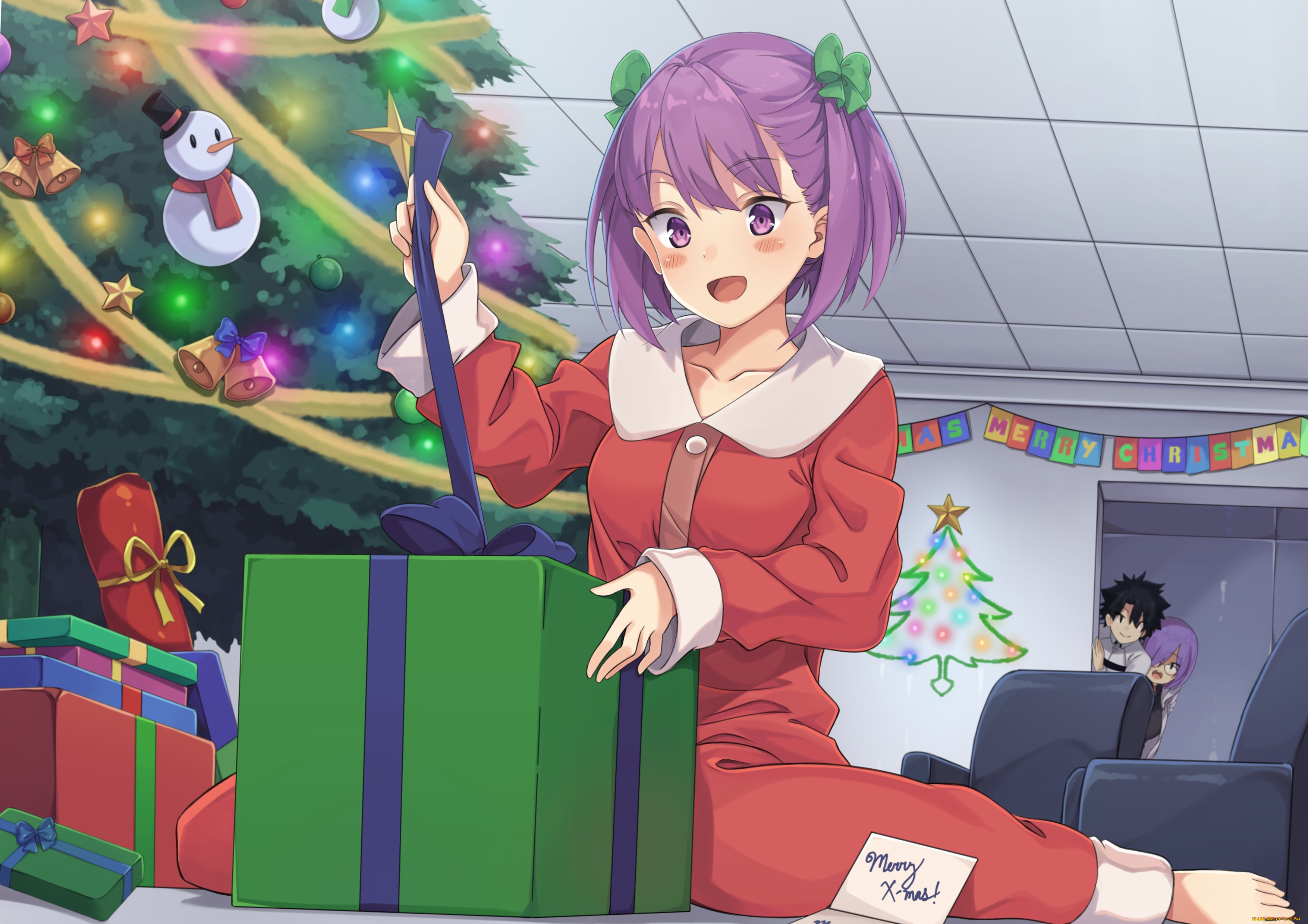 аниме, fate, stay, night, , grand, order, , apocrypha, фон, девушка, взгляд