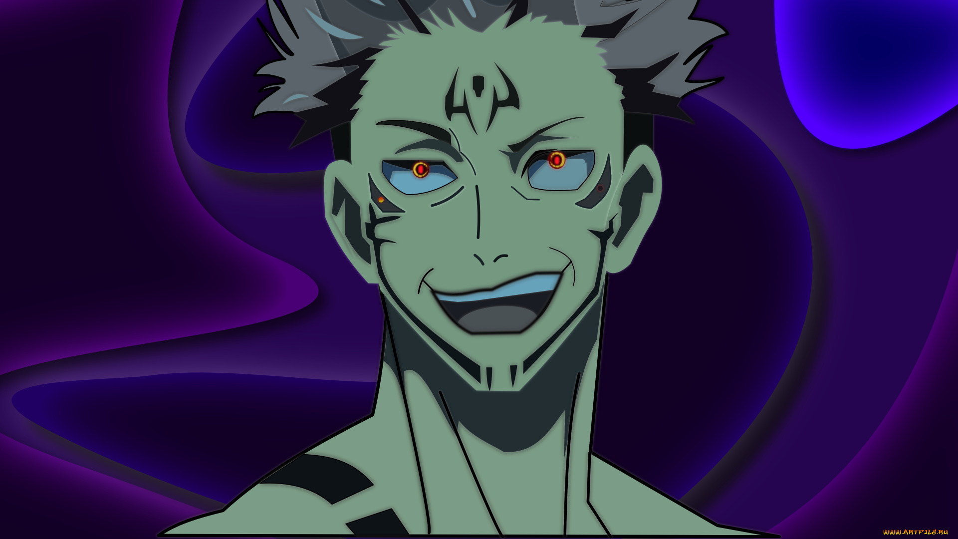 аниме, jujutsu, kaisen, магическая, битва