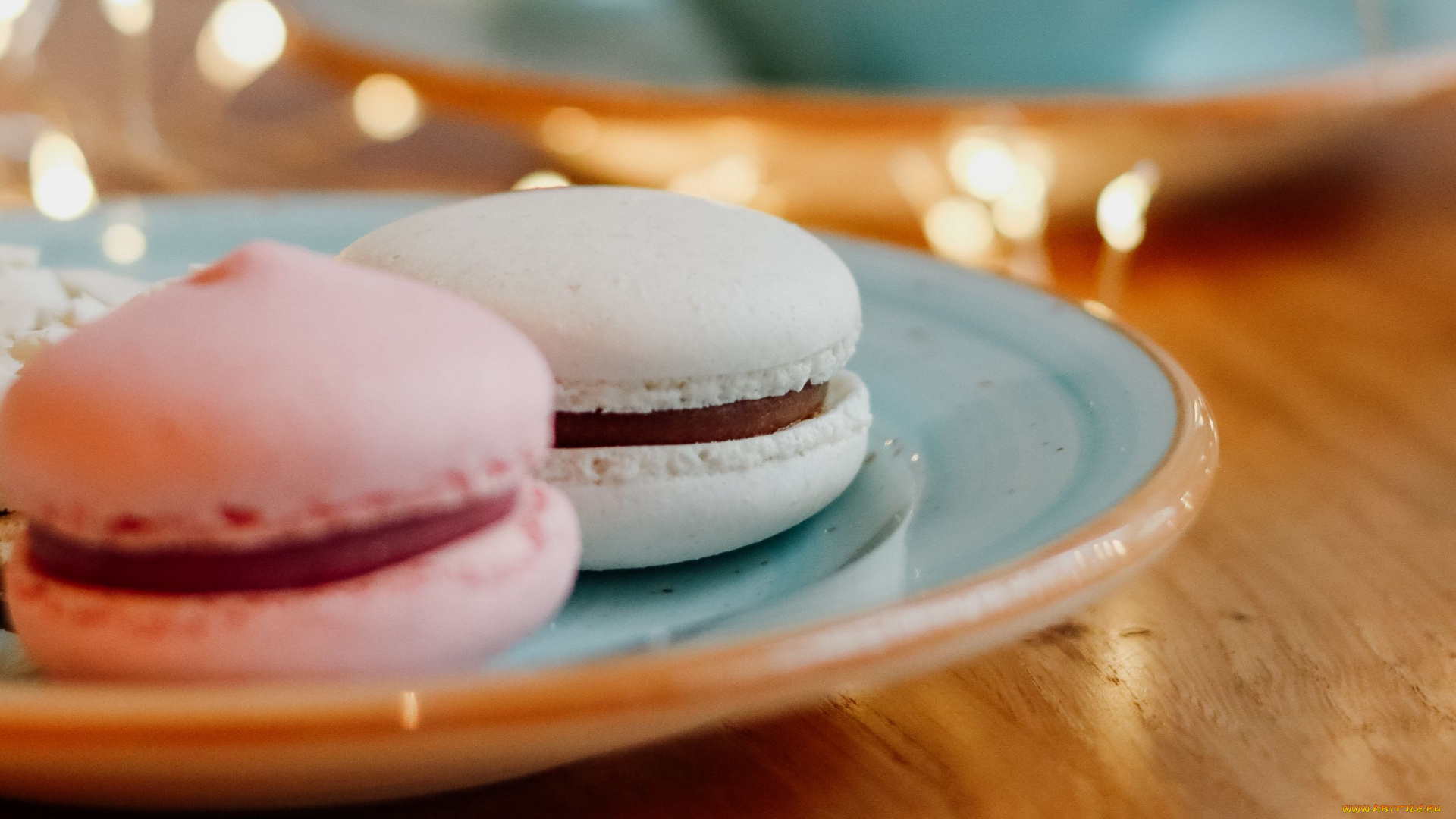 еда, макаруны, лакомство, печенье