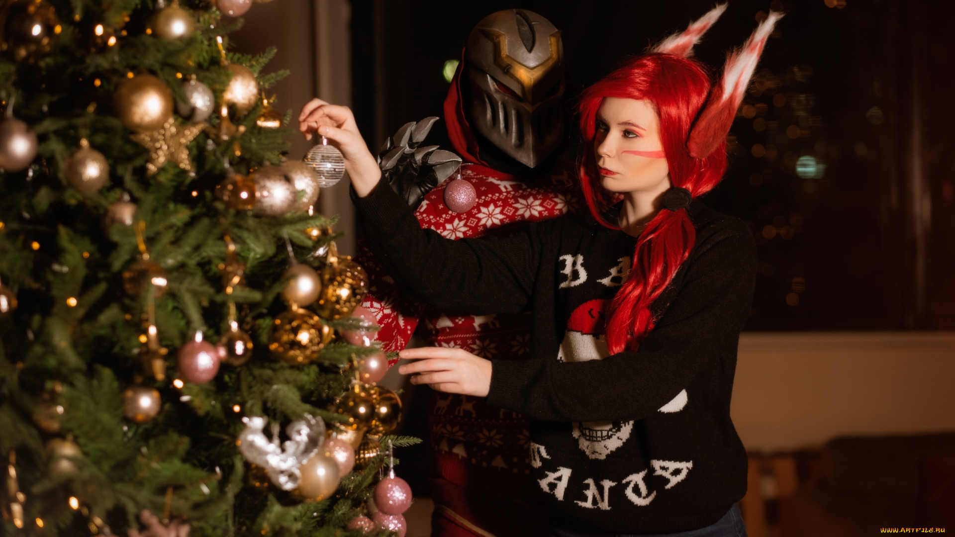 разное, маски, , карнавальные, костюмы, костюмы, маска, девушка, мужчина, ёлка