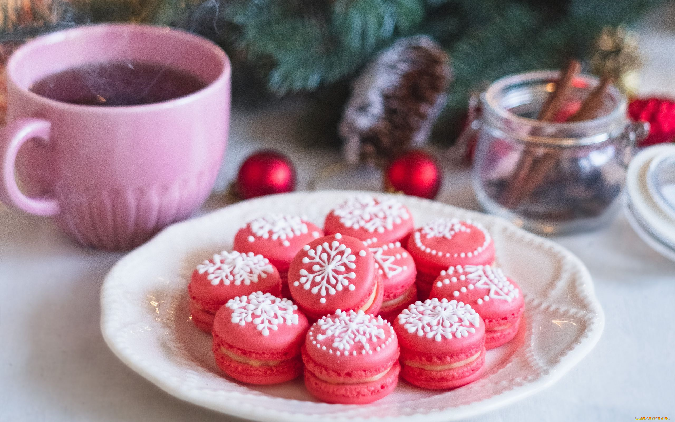 еда, макаруны, лакомство, печенье