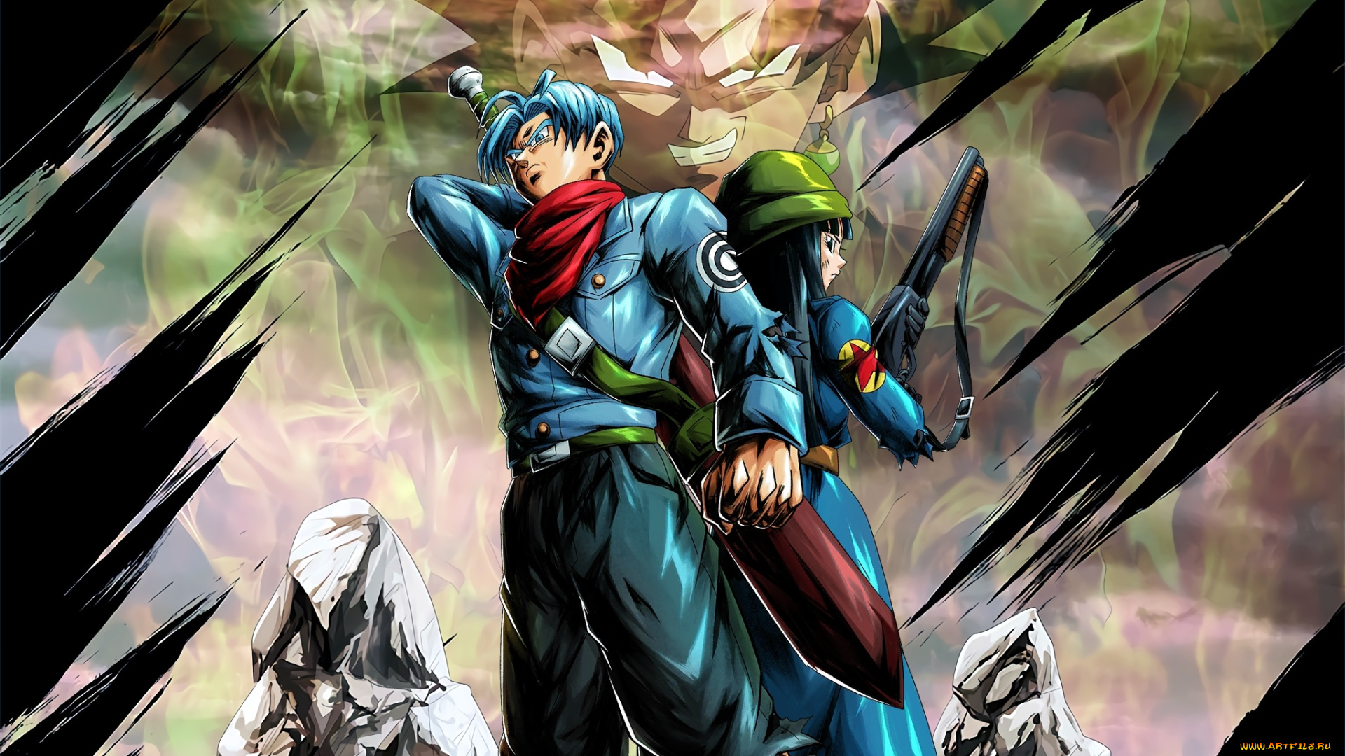 аниме, dragon, ball, драконий, жемчуг