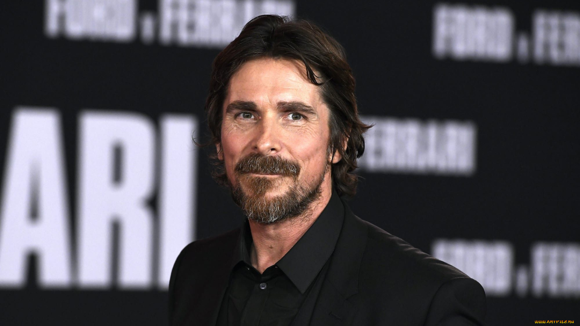 мужчины, christian, bale, актер, лицо, борода
