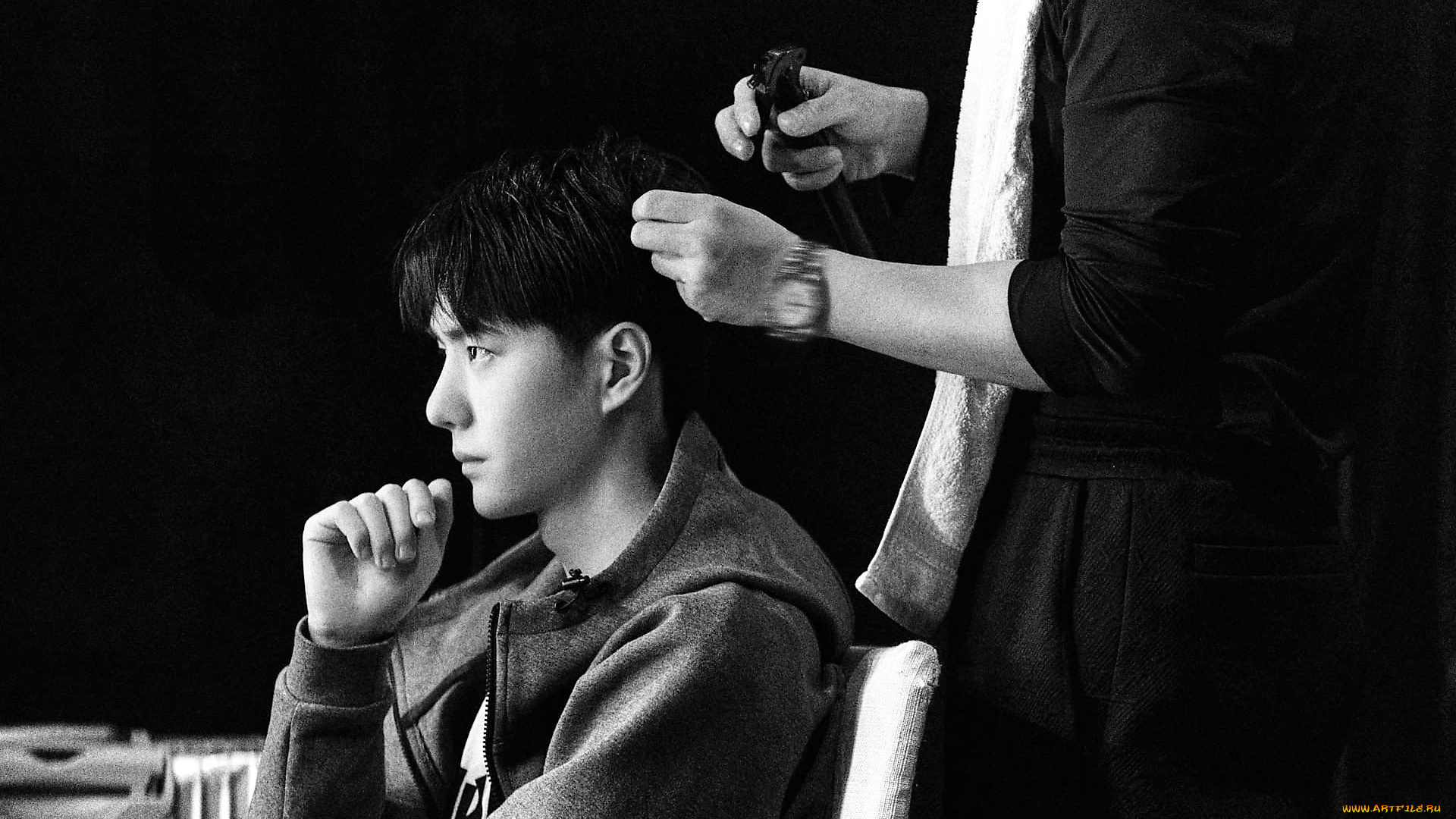 мужчины, wang, yi, bo, актер, гример