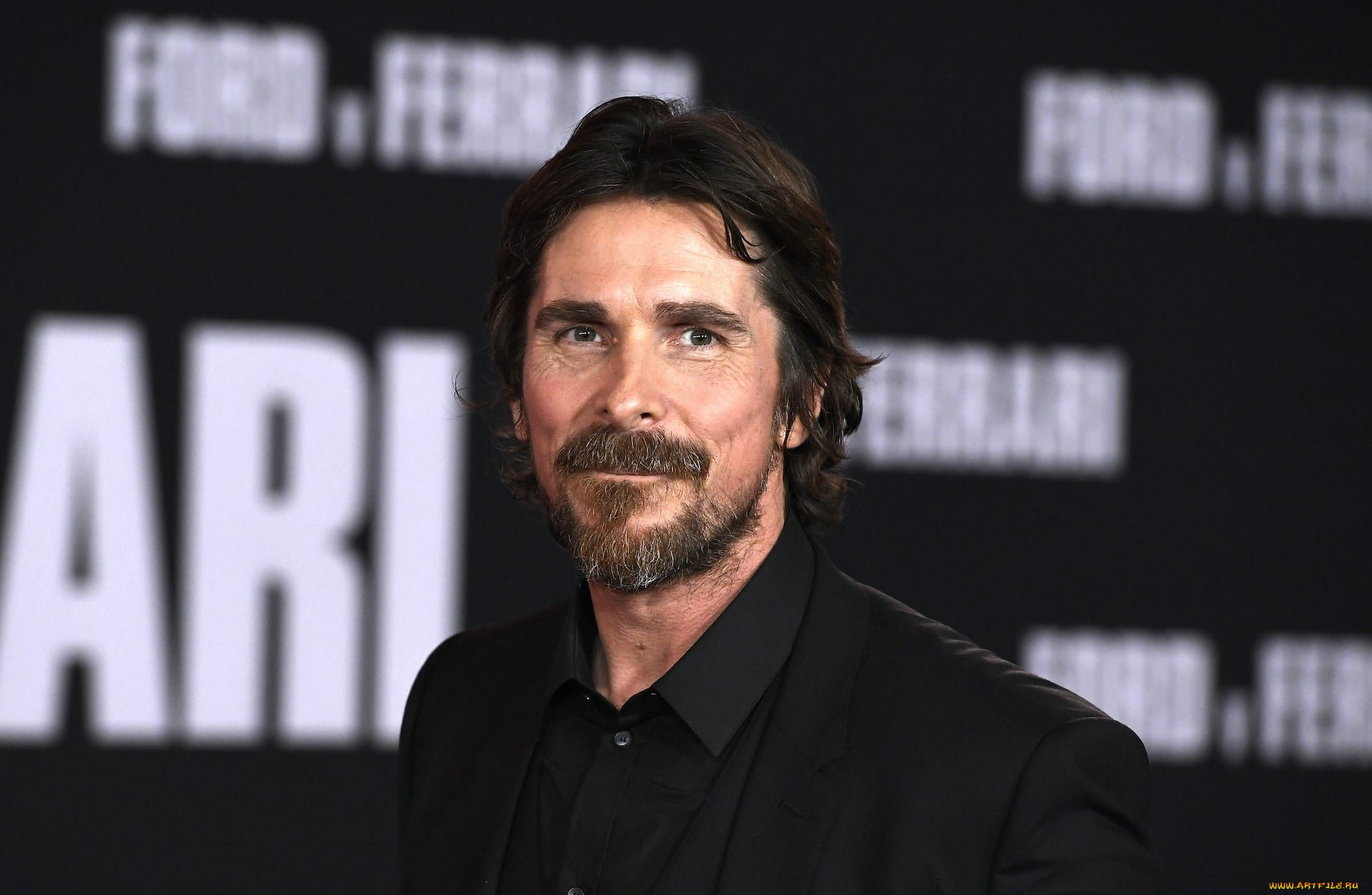 мужчины, christian, bale, актер, лицо, борода