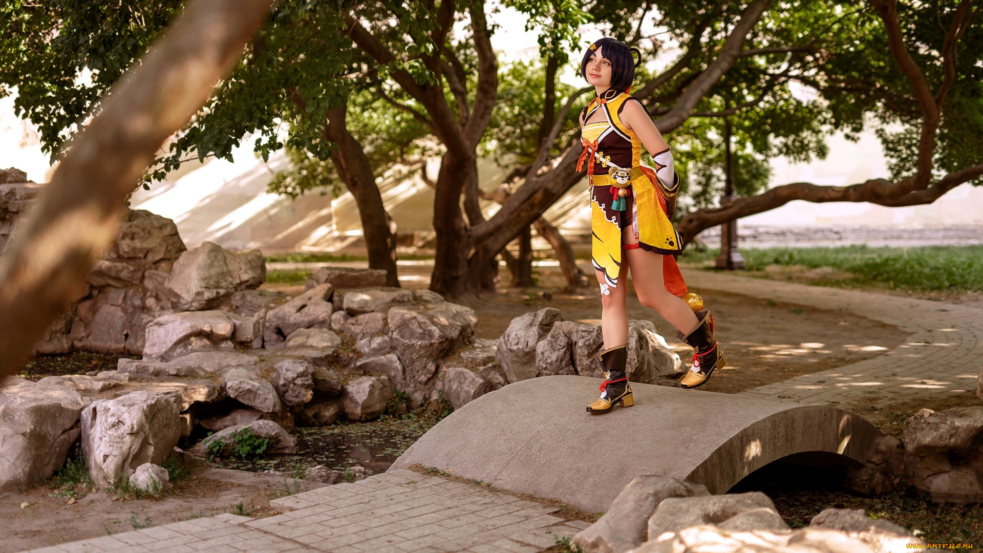 девушки, ангелина, ситало, , alcololi, костюм, образ, дорожка, сад