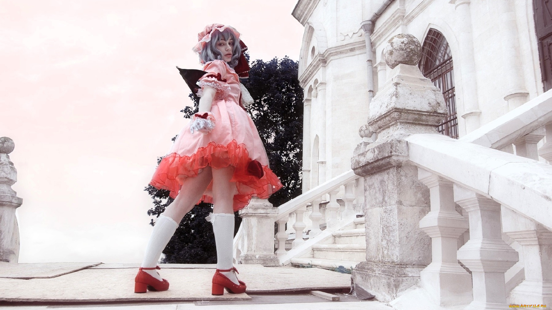 девушки, ангелина, ситало, , alcololi, образ, костюм, лестница, дворец