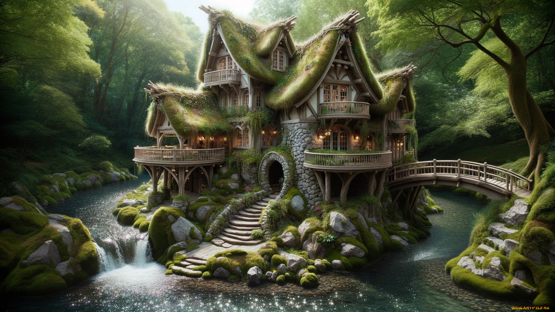 фэнтези, замки, нейросети, графика, нейроарт, ai, art, нейронные, сети, рисунки, нейро, искусство