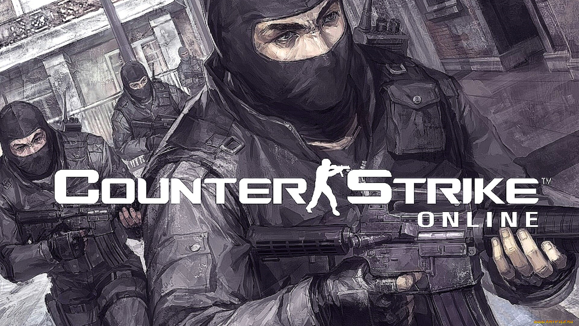 видео, игры, counter, strike, спецназ, оружие, улица