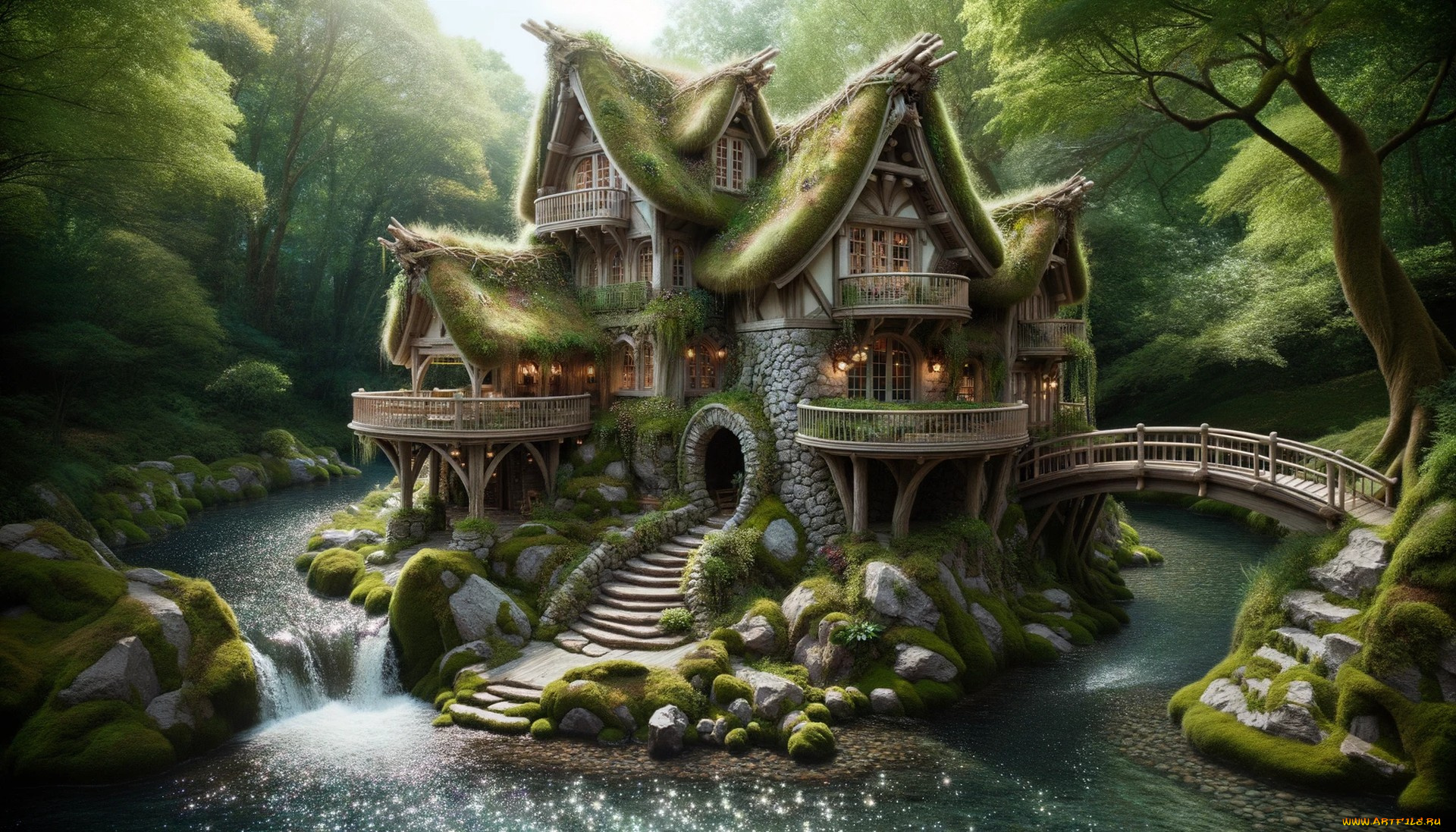 фэнтези, замки, нейросети, графика, нейроарт, ai, art, нейронные, сети, рисунки, нейро, искусство