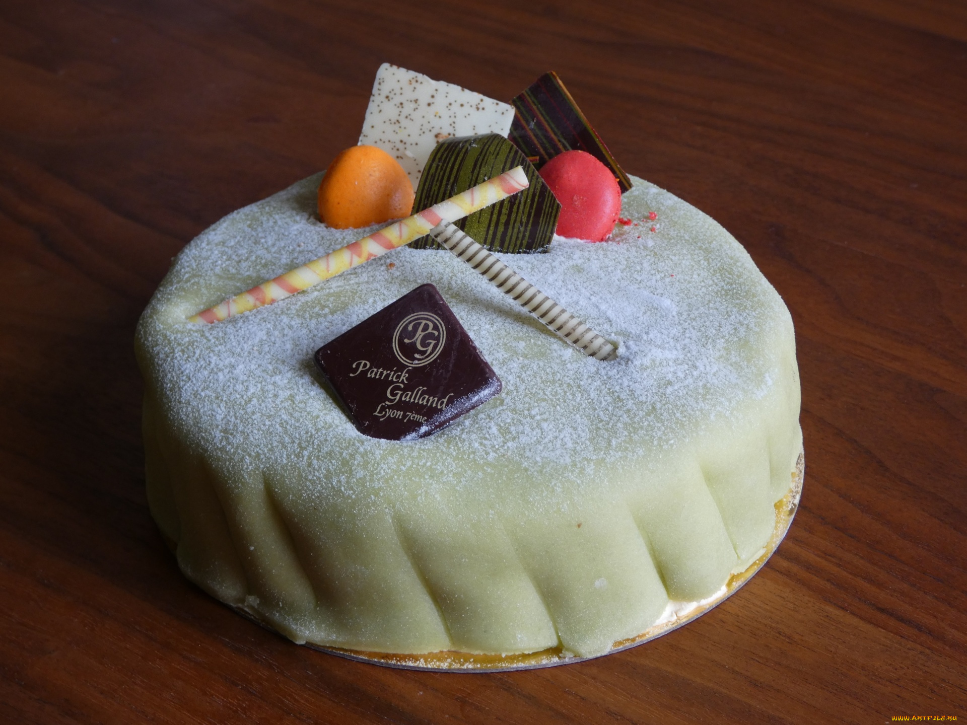 еда, торты, торт, белая, глазурь