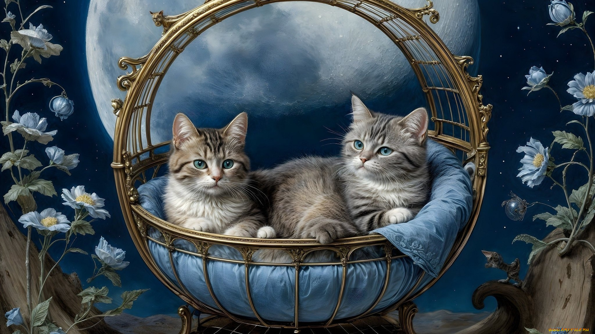 3д, графика, животные, , animals, кот, кошка