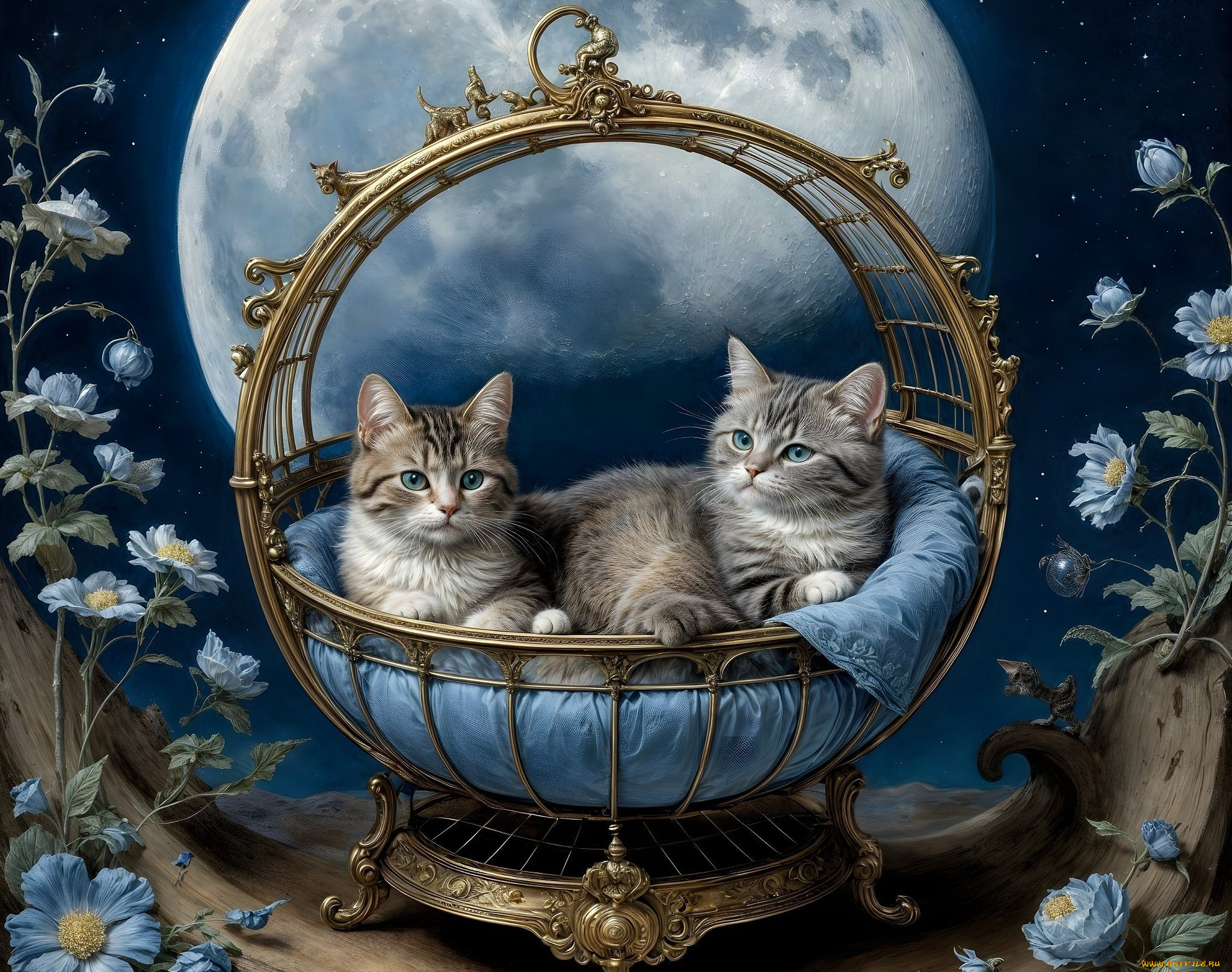 3д, графика, животные, , animals, кот, кошка